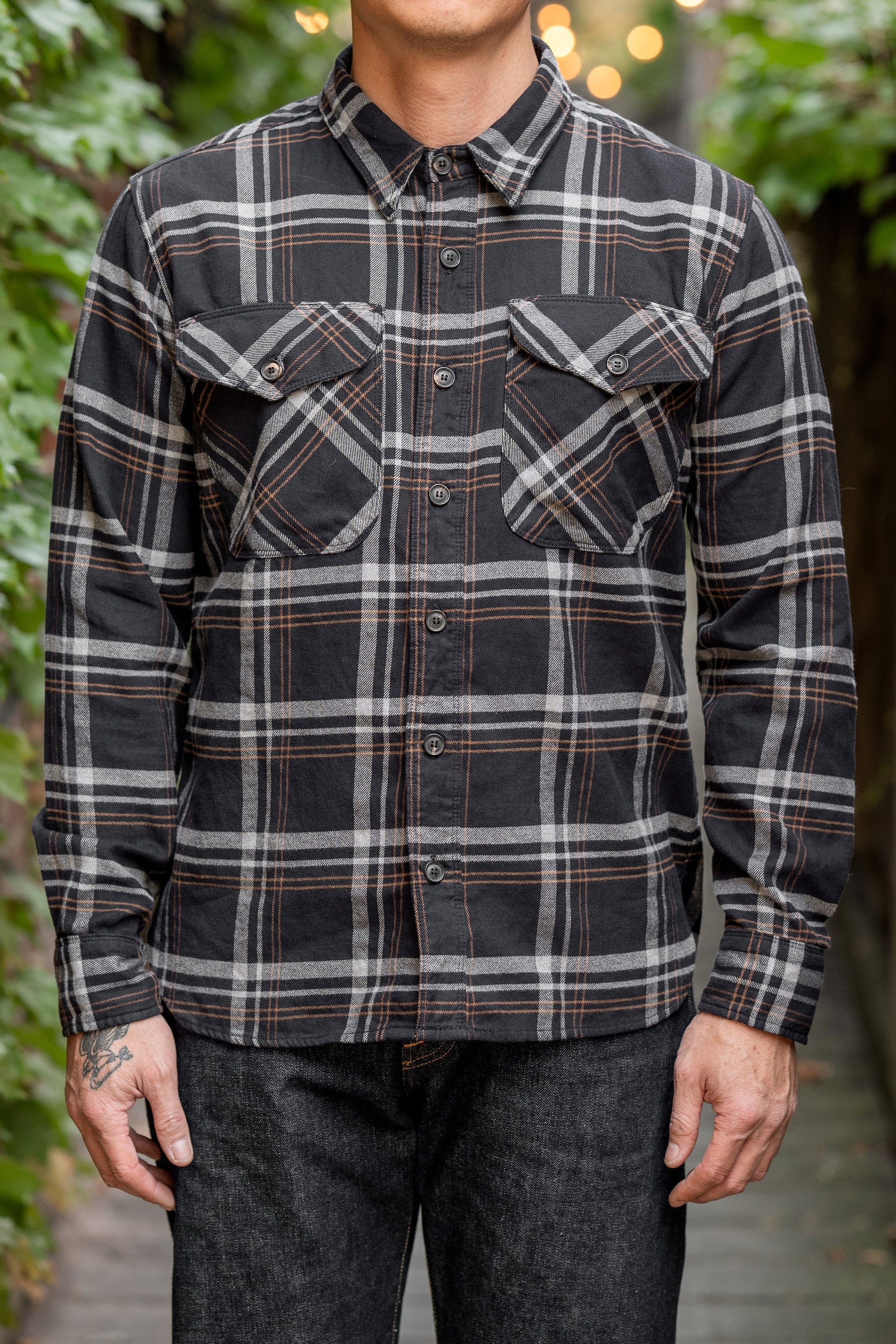 Freenote Cloth Utility - Black Plaid