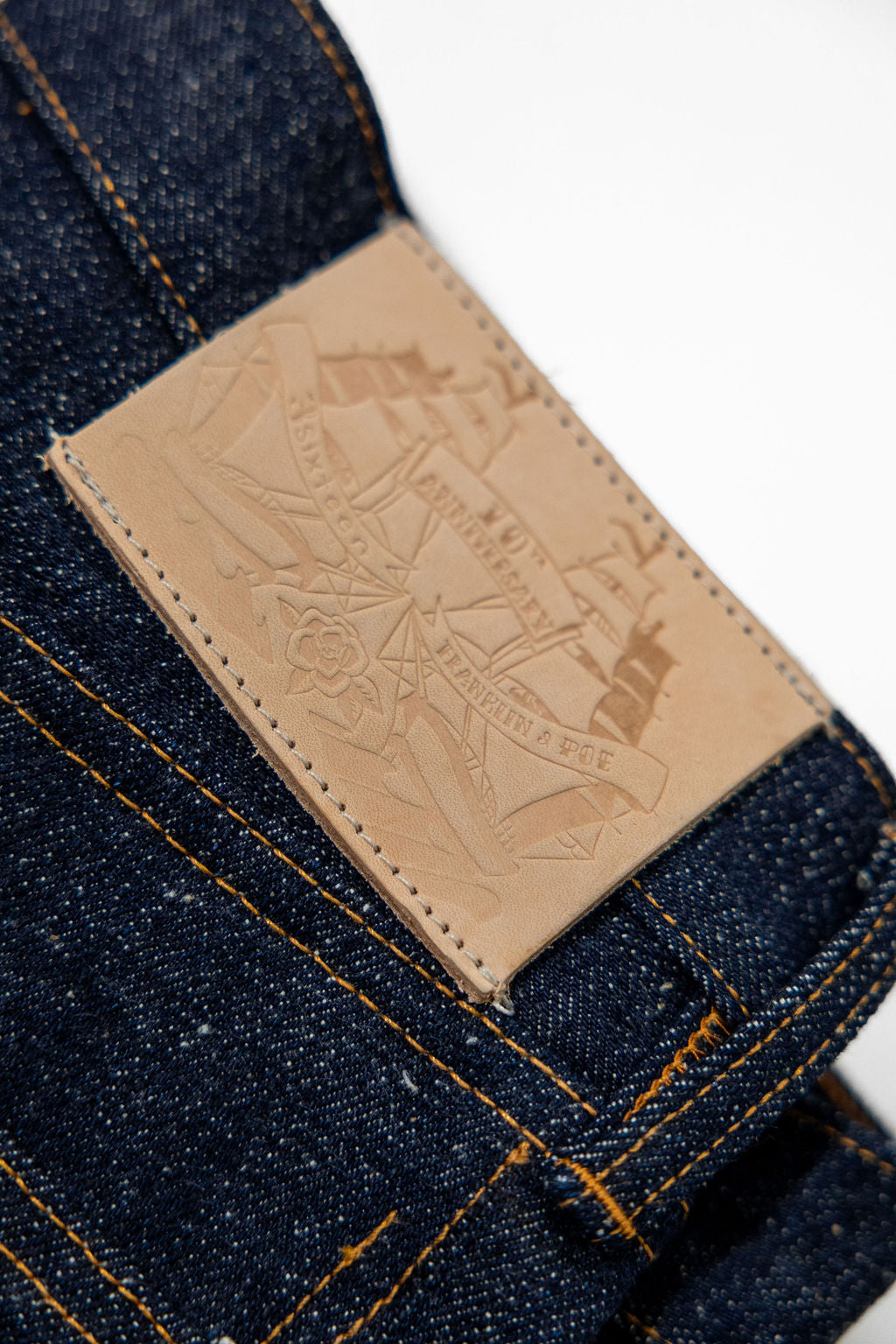 3sixteen x Franklin & Poe 10th Anniversary Denim RS Relaxed Straight - 17oz Indigo