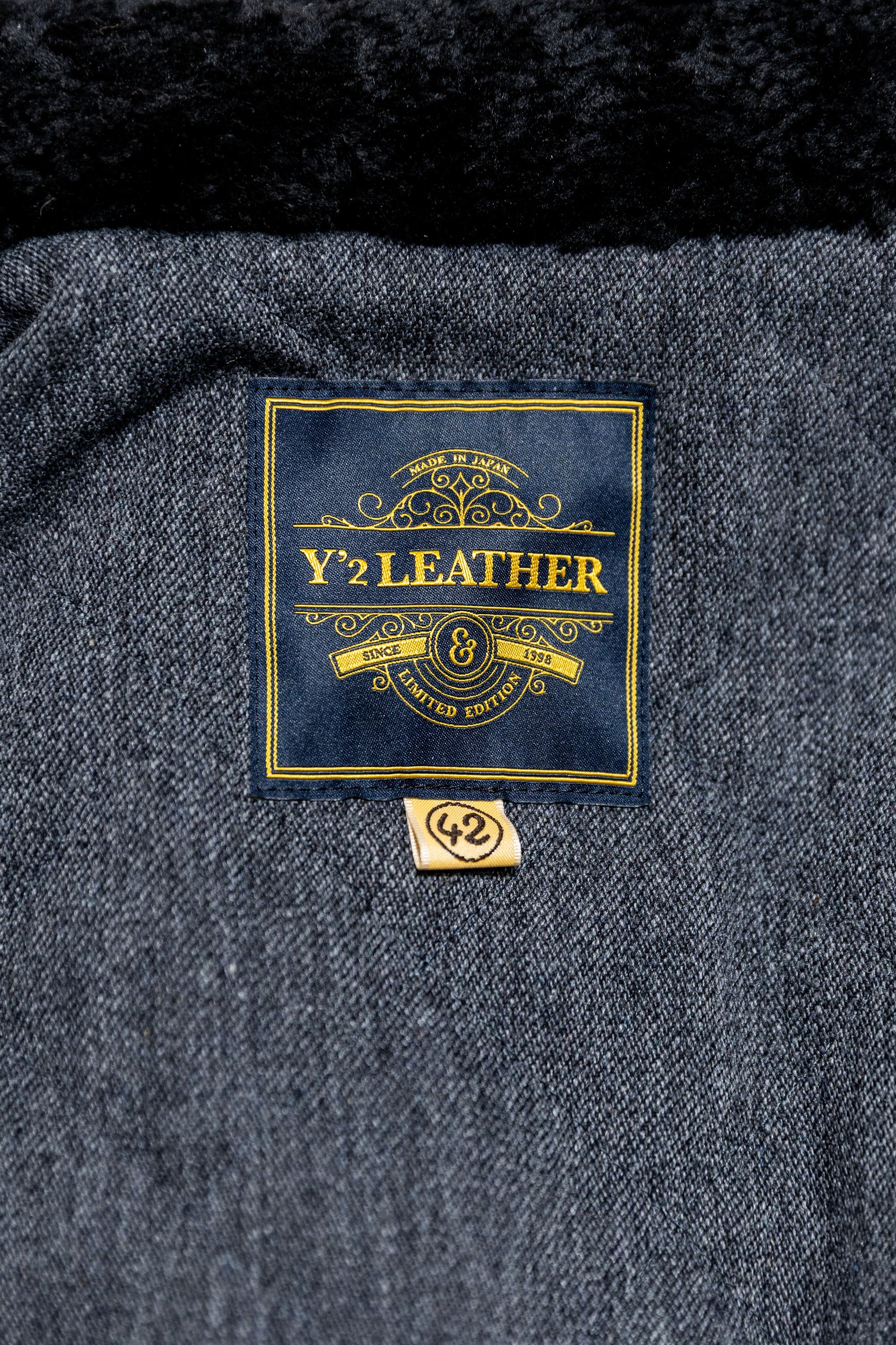 Y'2 Y2-10-SP 10th Anniversary Grizzly Jacket - Black Deerskin