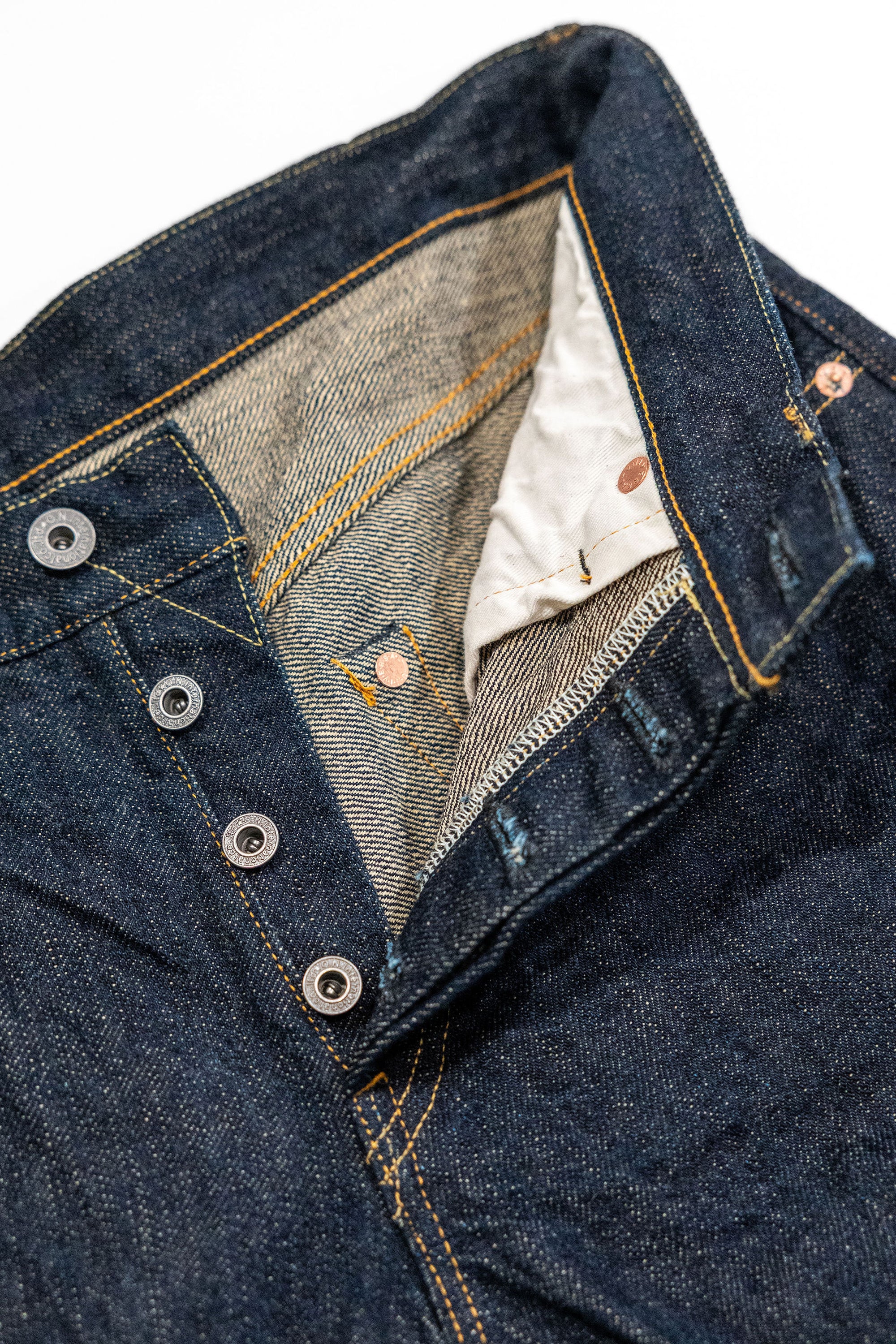 Oni Denim 622-GC15 - 15oz Relaxed Tapered Green Cast Denim
