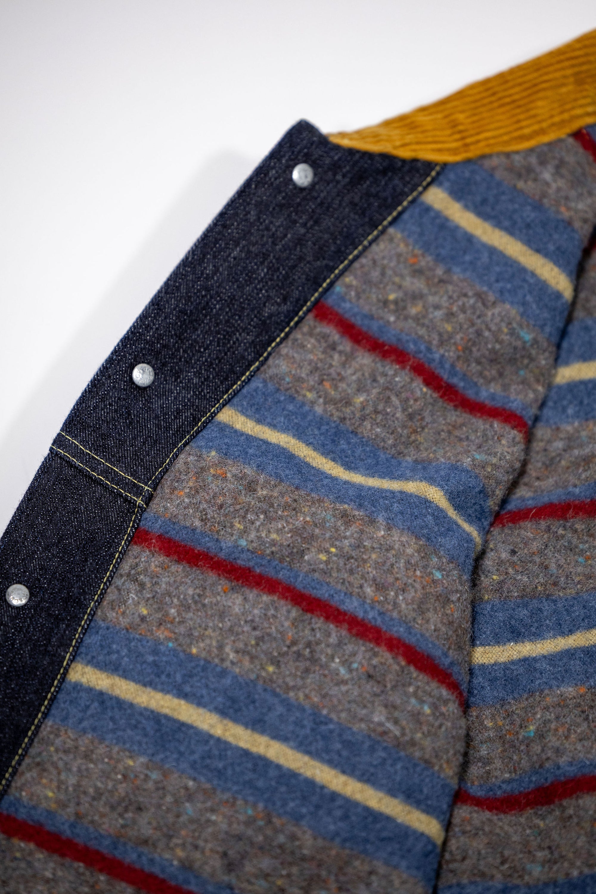 The Flat Head FN-OJ-D102J 14.5oz Blanket Lined Denim Jacket