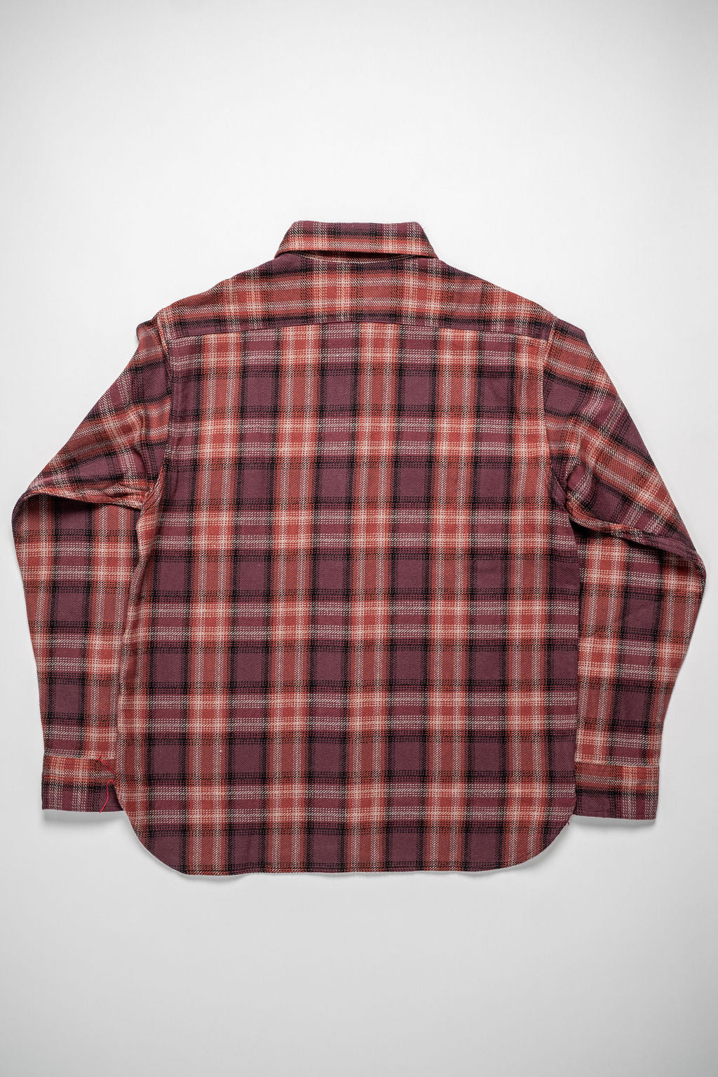 Sugar Cane Lot No. SC29359 Twill Check Work Shirt - Red