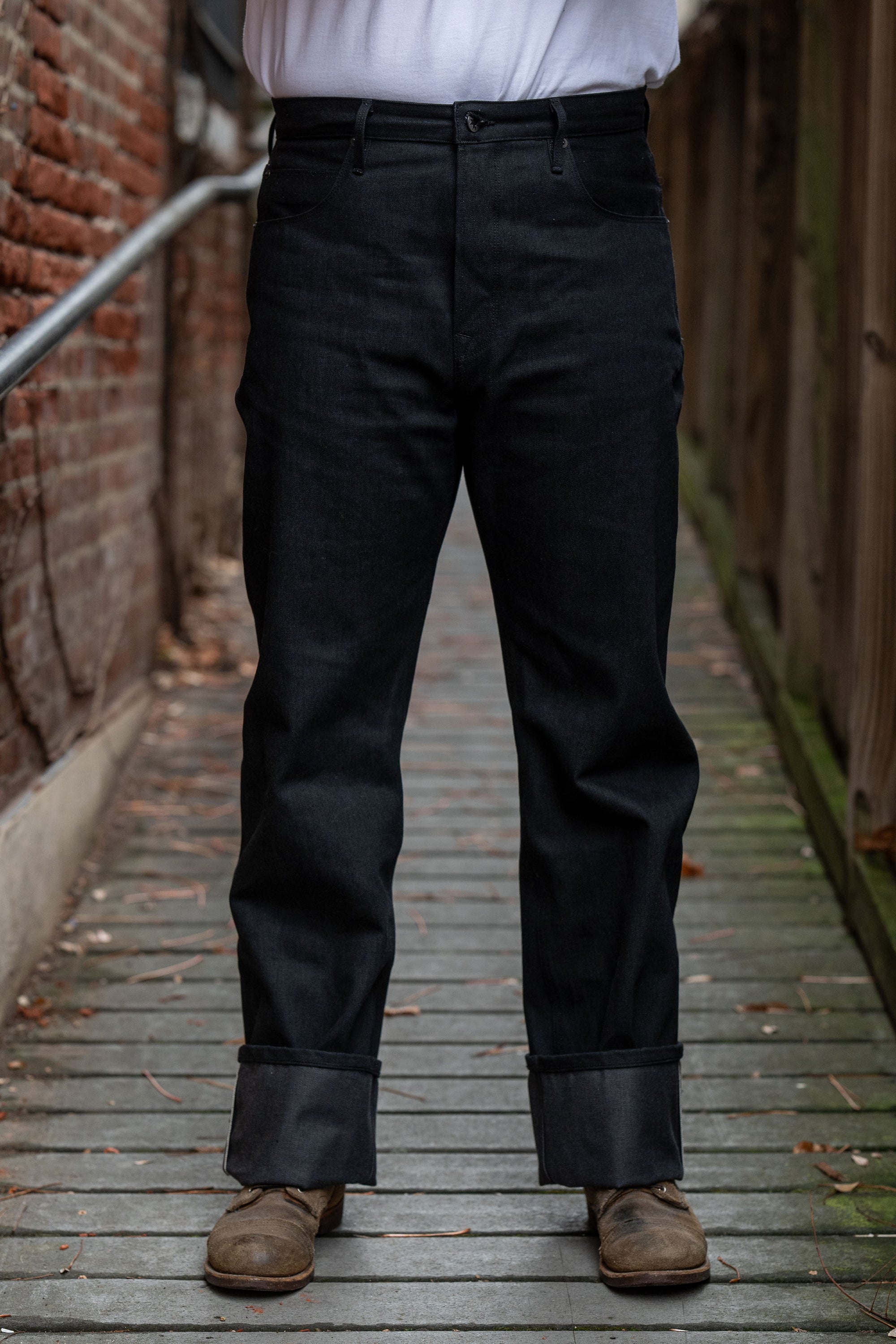 Freenote Cloth Modesto - 14oz Black Grey Denim