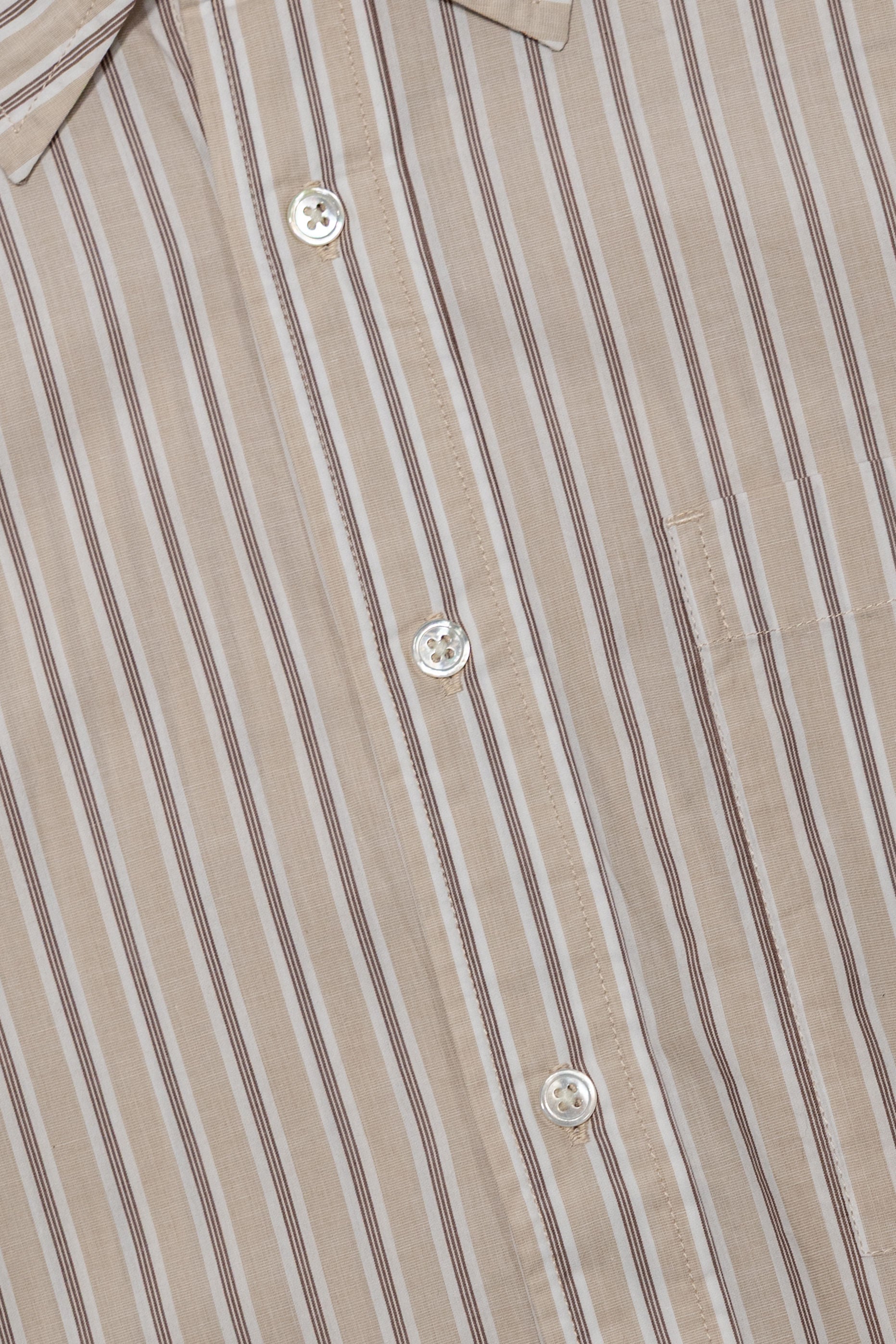 3sixteen Short Sleeve Commuter - Tan Stripe