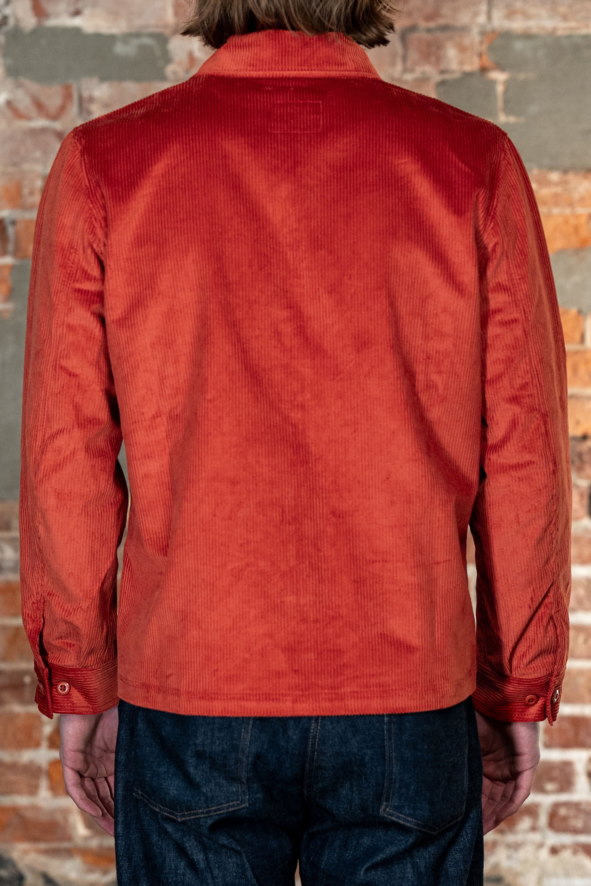 Dehen 1920 Skyline Overshirt - Rust Corduroy