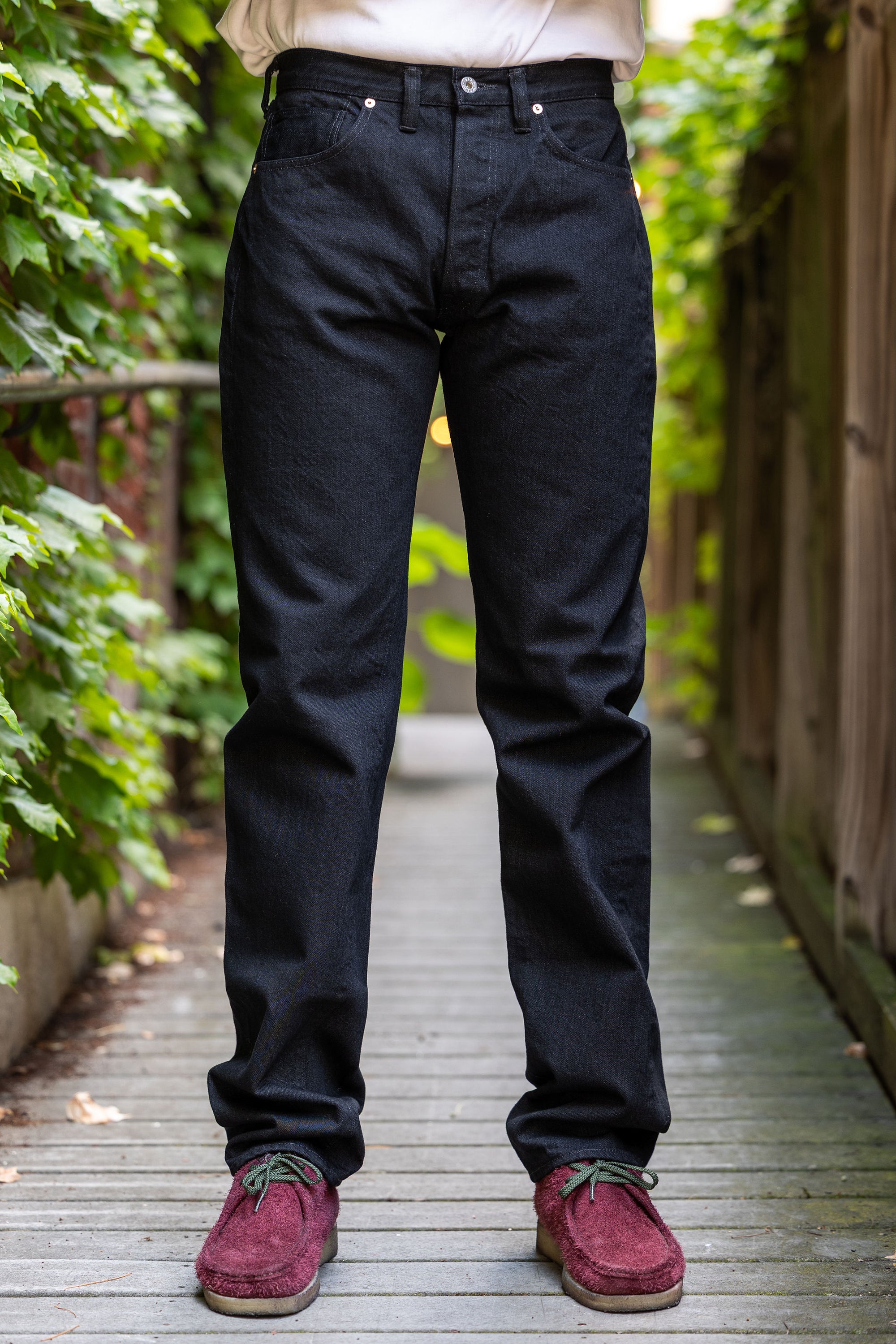 TCB Jeans Late S40's Jeans BK - 14oz Black Denim One Wash