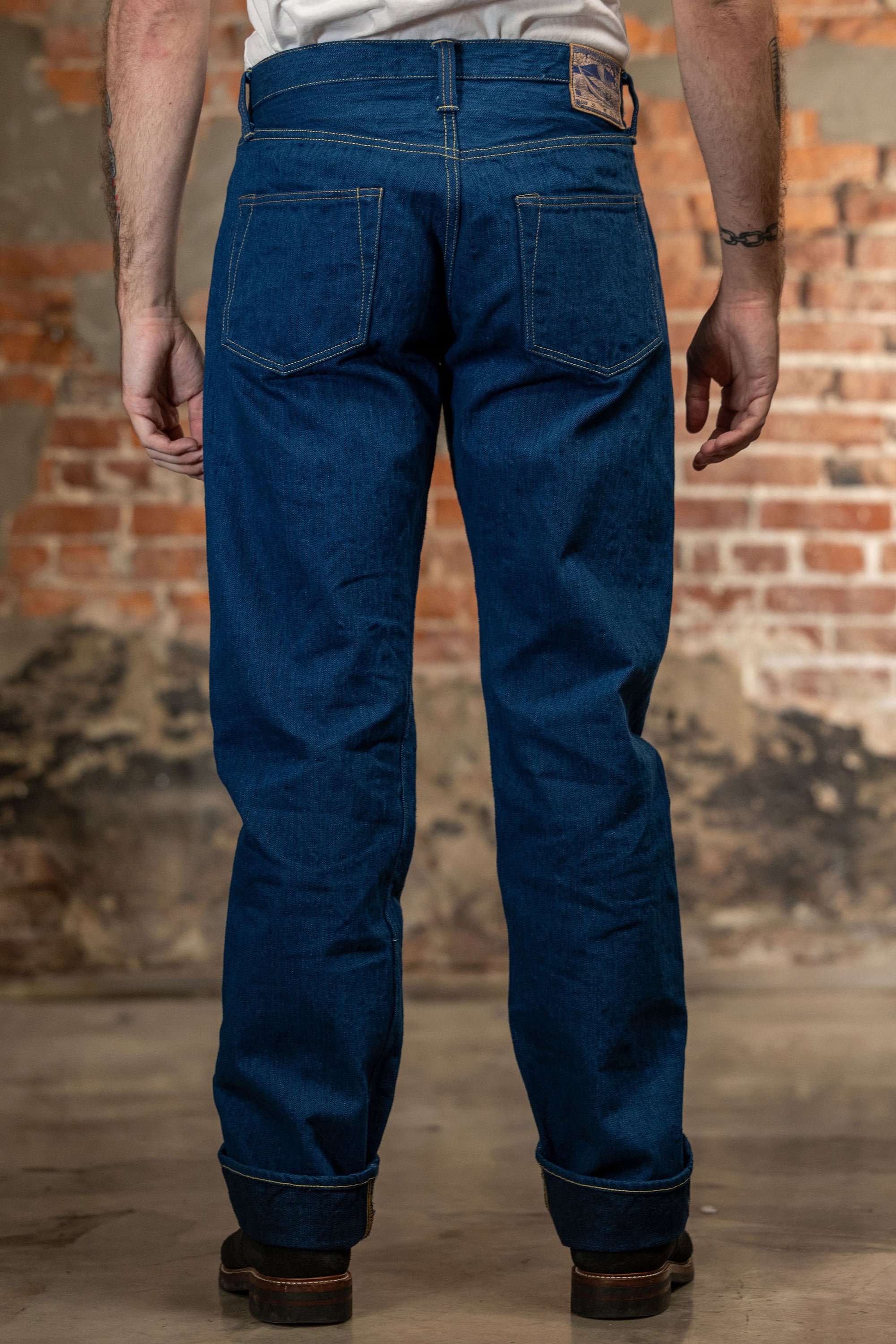 Samurai S3000XX15oz-SH Wide Straight Model - 15oz Seigaiha Denim