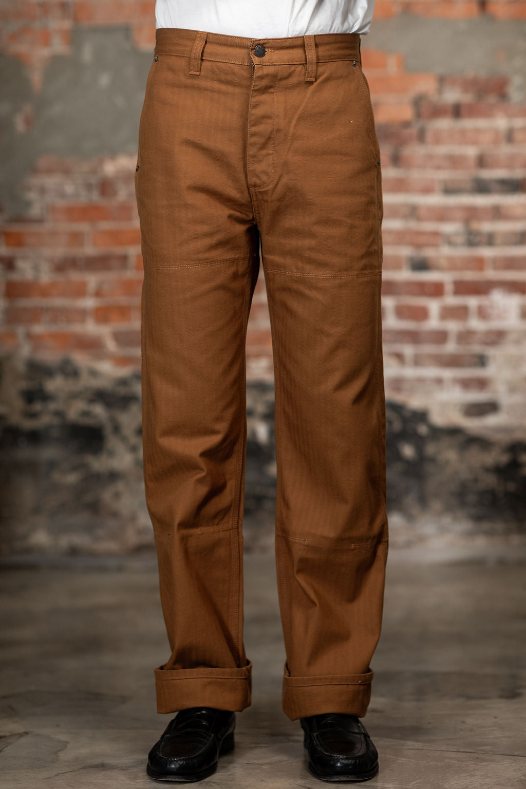 Freenote Coth Ortega Pant - 13oz Rust Herringbone