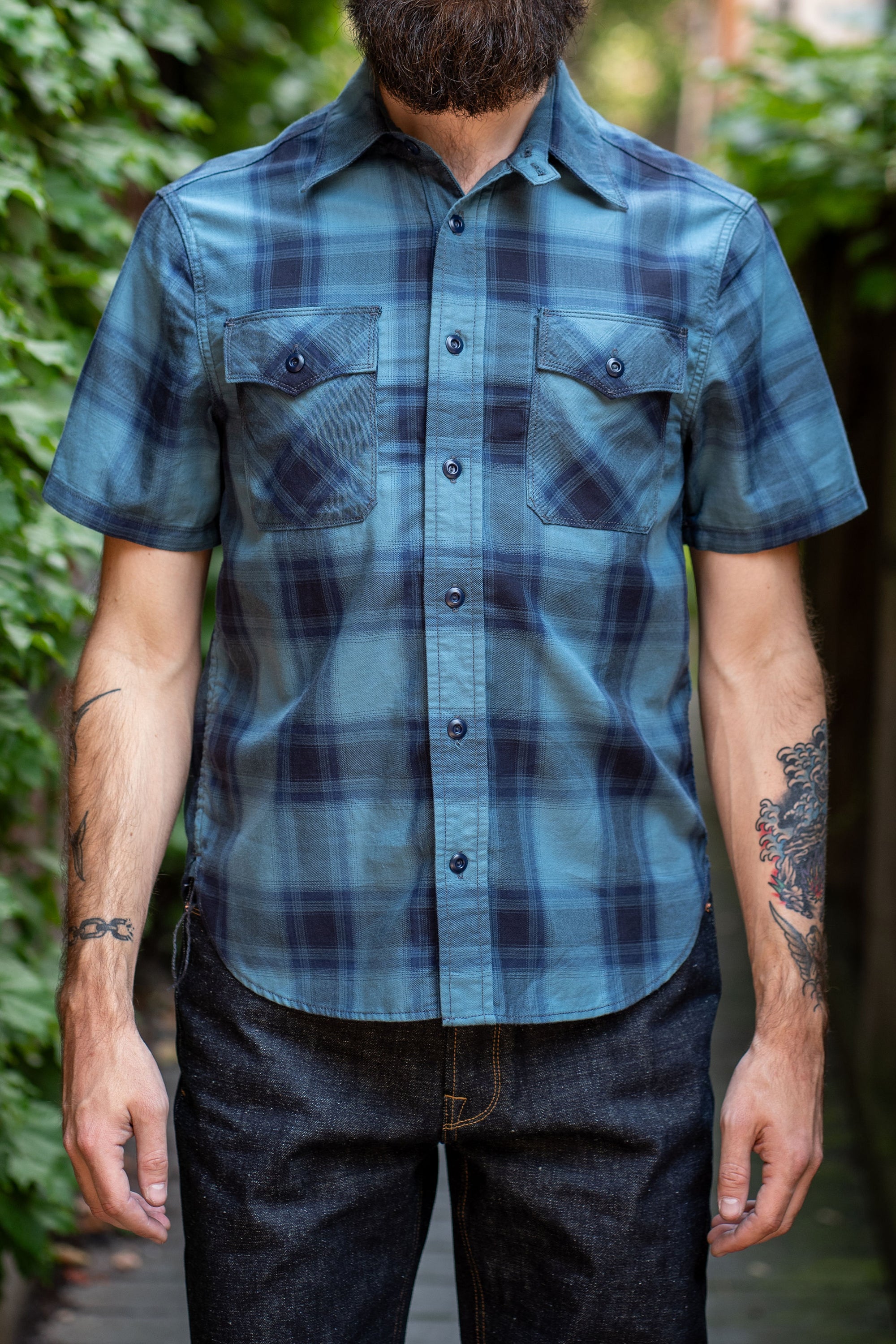 Freenote Cloth Scout S/S - Dusk Plaid