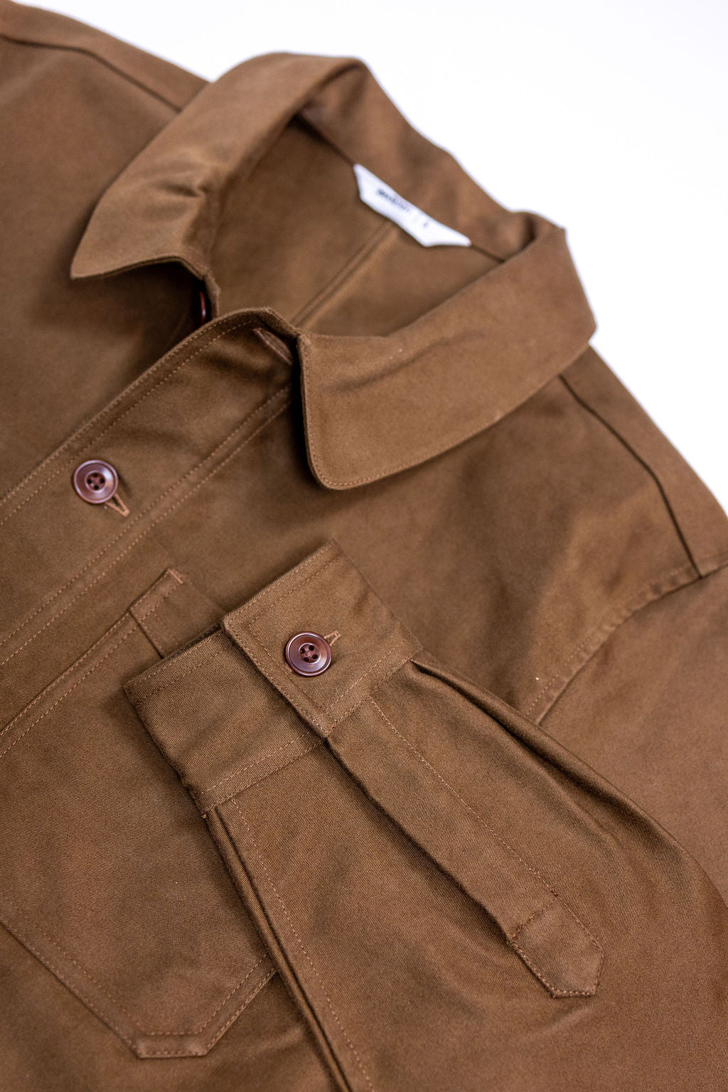 3sixteen French Work Jacket - Brown Moleskin