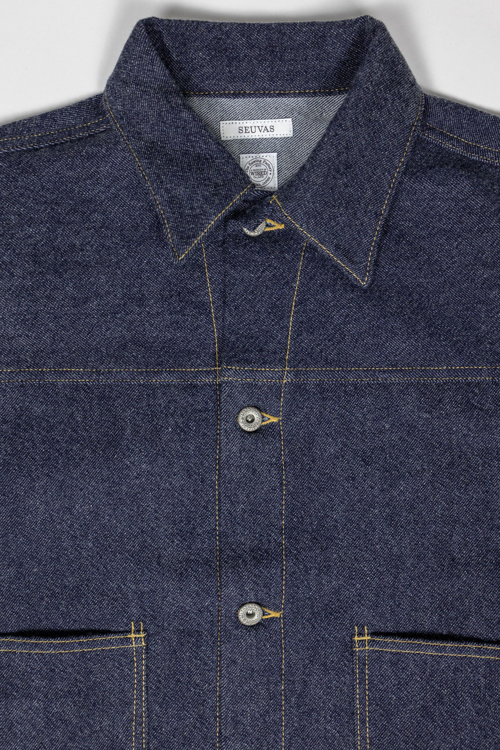 Seuvas C/W Denim Trucker Jacket - Indigo