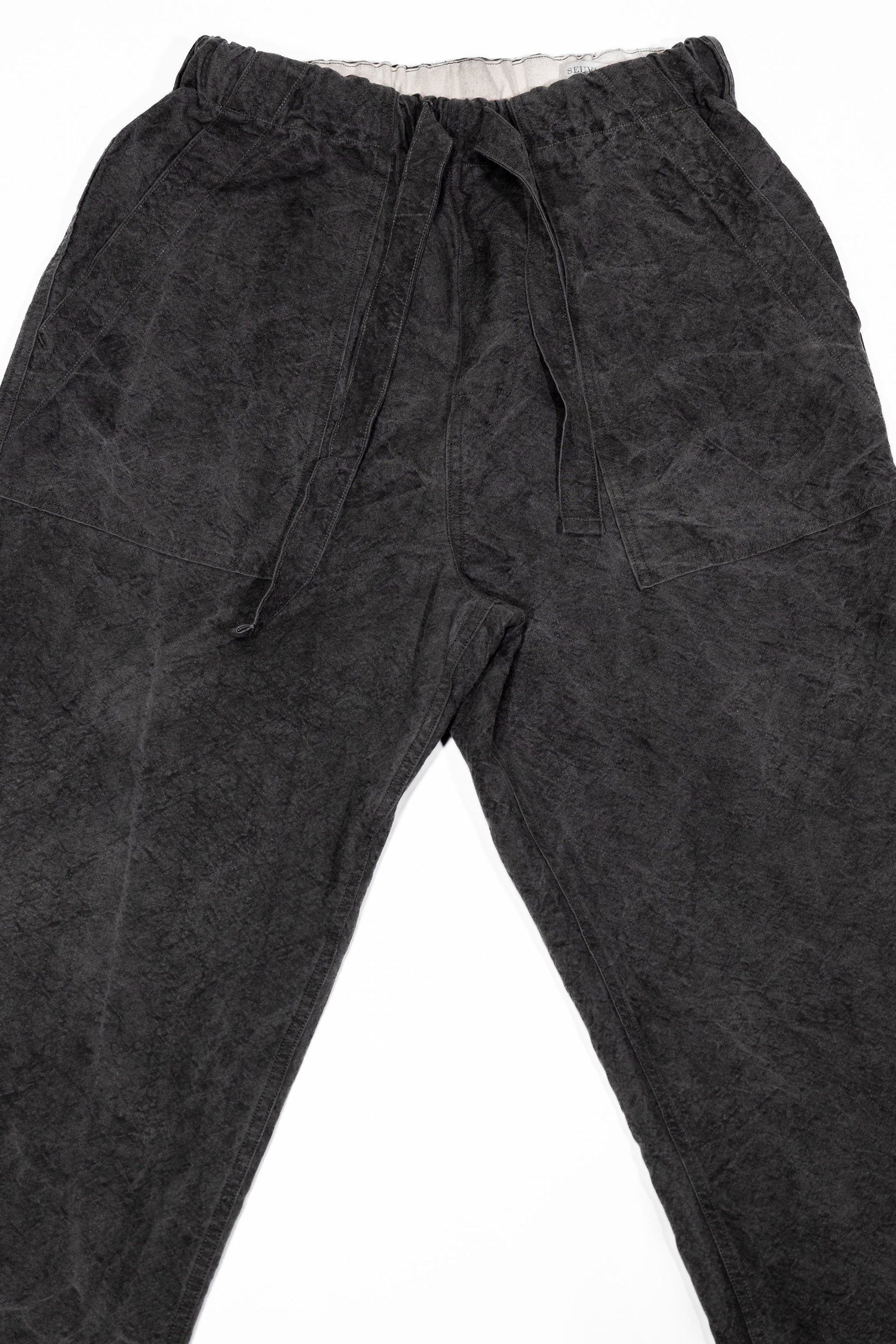 Seuvas "WASHI" Relaxed Pants - Dark Charcoal