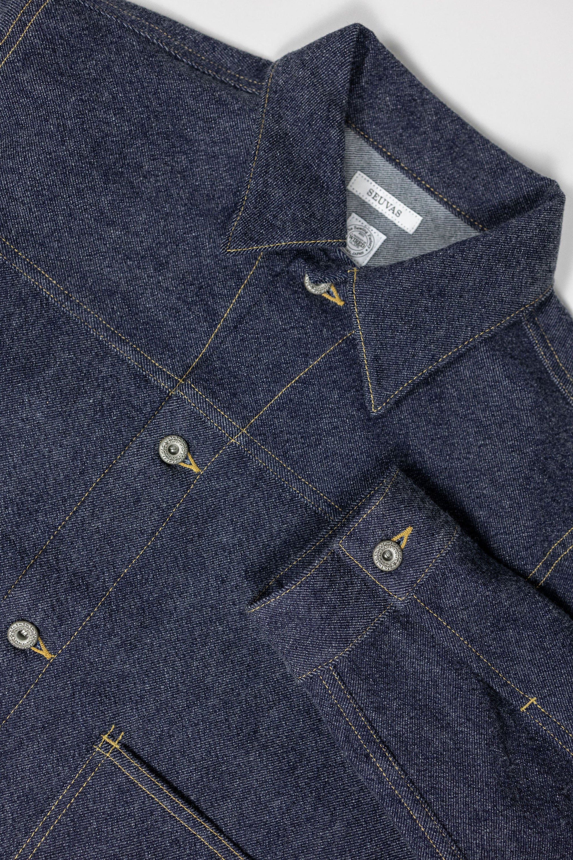 Seuvas C/W Denim Trucker Jacket - Indigo