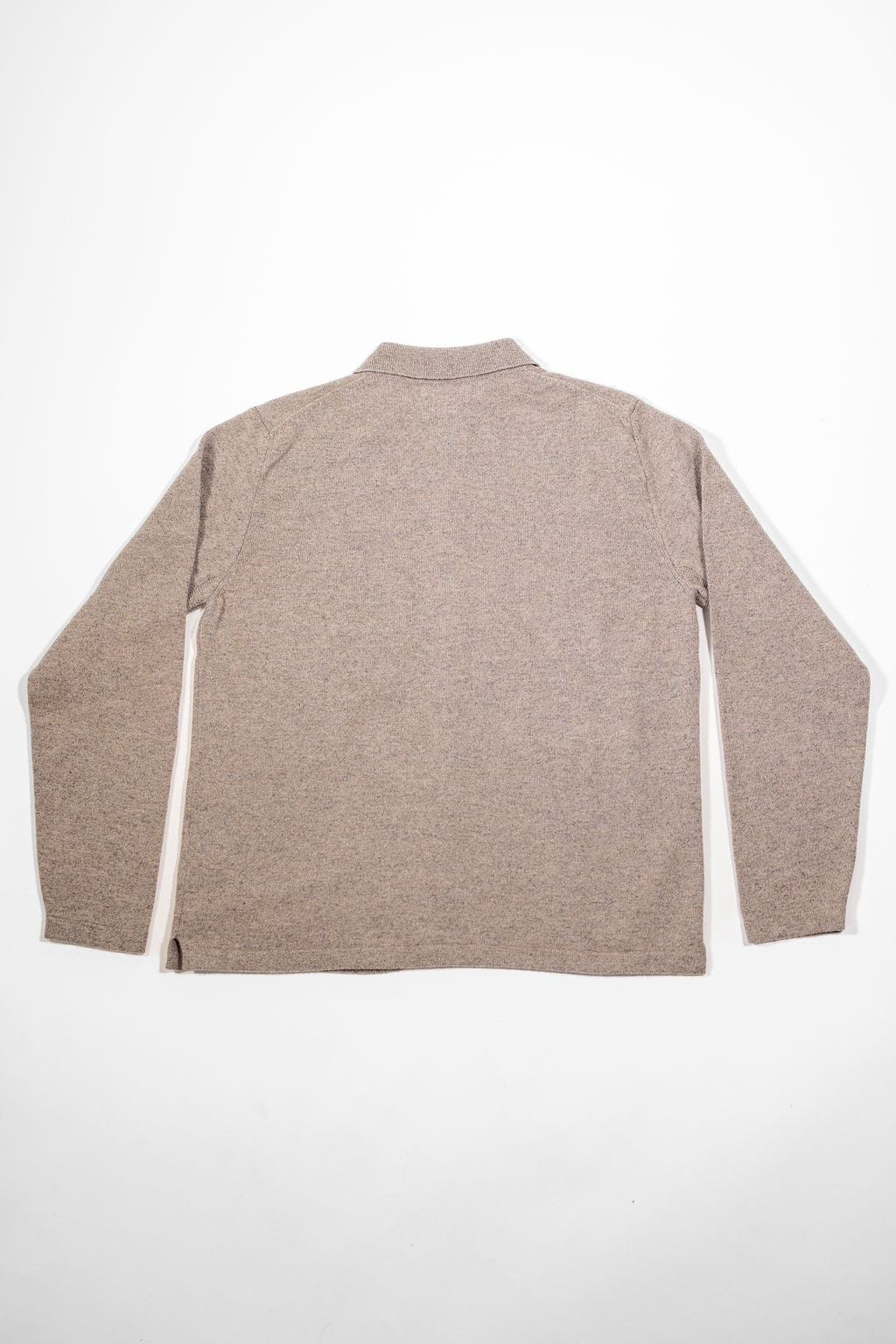 Merz b. Schwanen KNITSHIRT06 Wool-Cashmere-Silk Long Sleeve Shirt