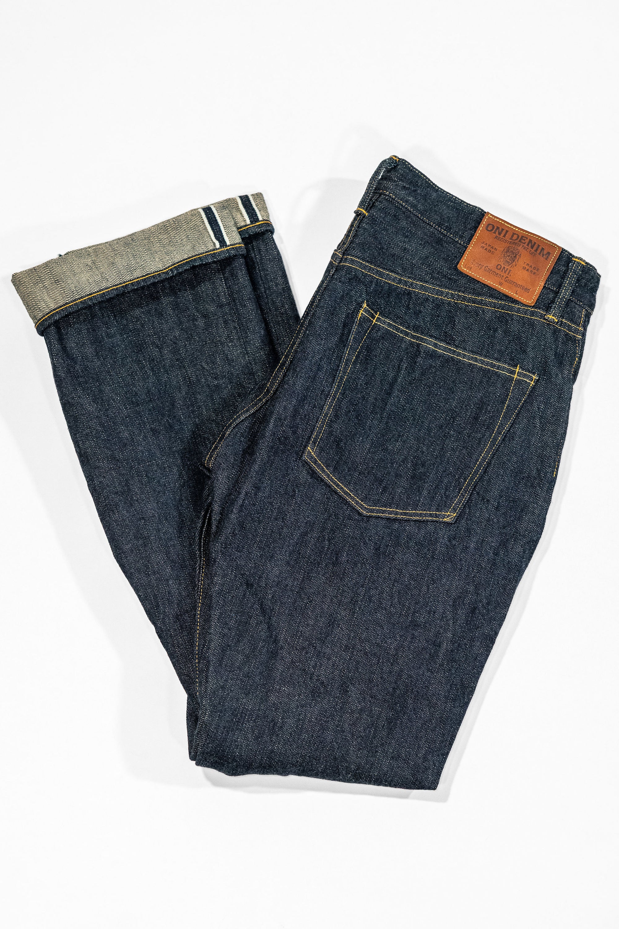 Oni Denim 288-GC15 - 15oz Regular Straight Green Cast Denim