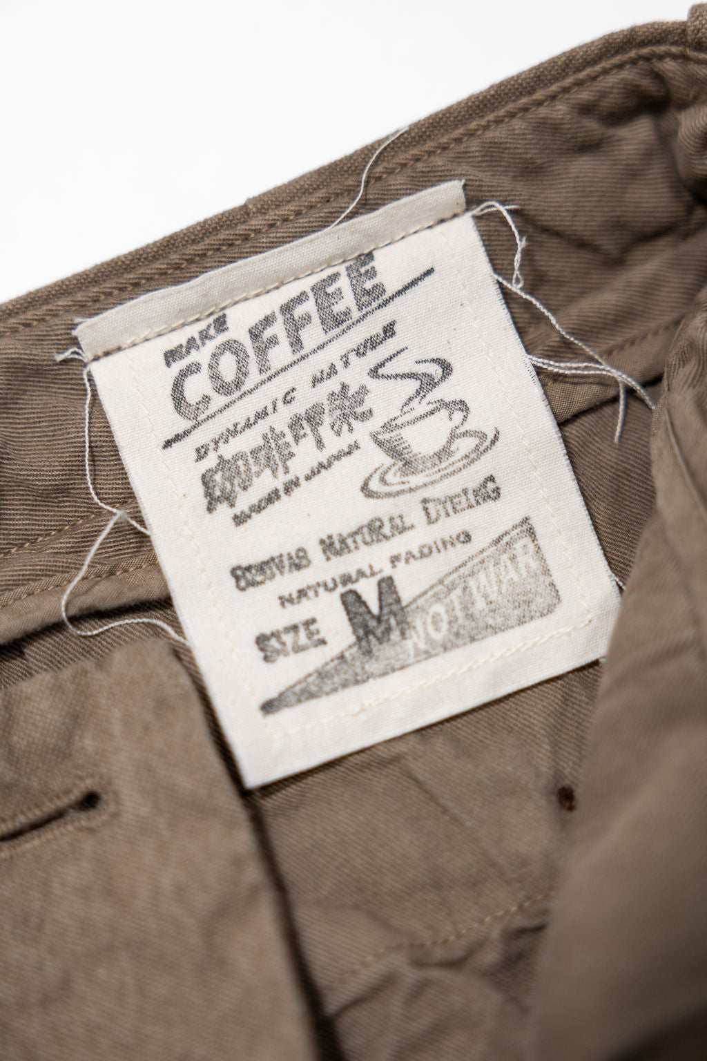 Seuvas Canvas Tapered 2-Tuck Pants (Regular) - Coffee