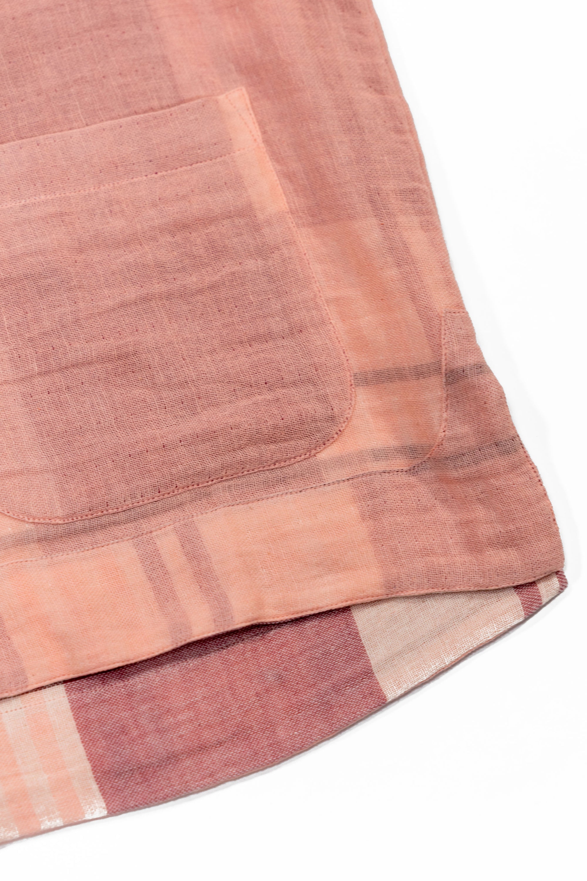 Indi + Ash Reversible Lake Camp Shirt JAC - Handwoven Double Gauze Plaid