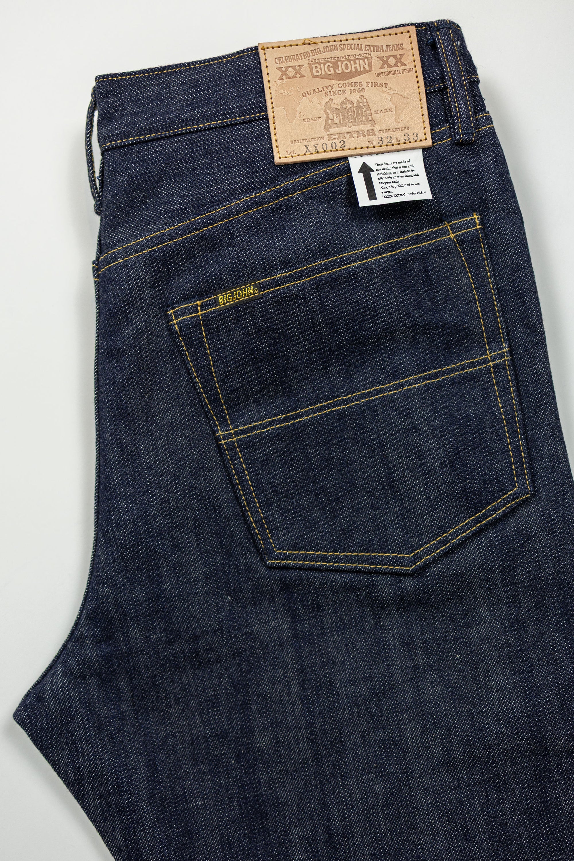 Big John XX002 XXXX-Extra Model - 15.8oz Slim Straight