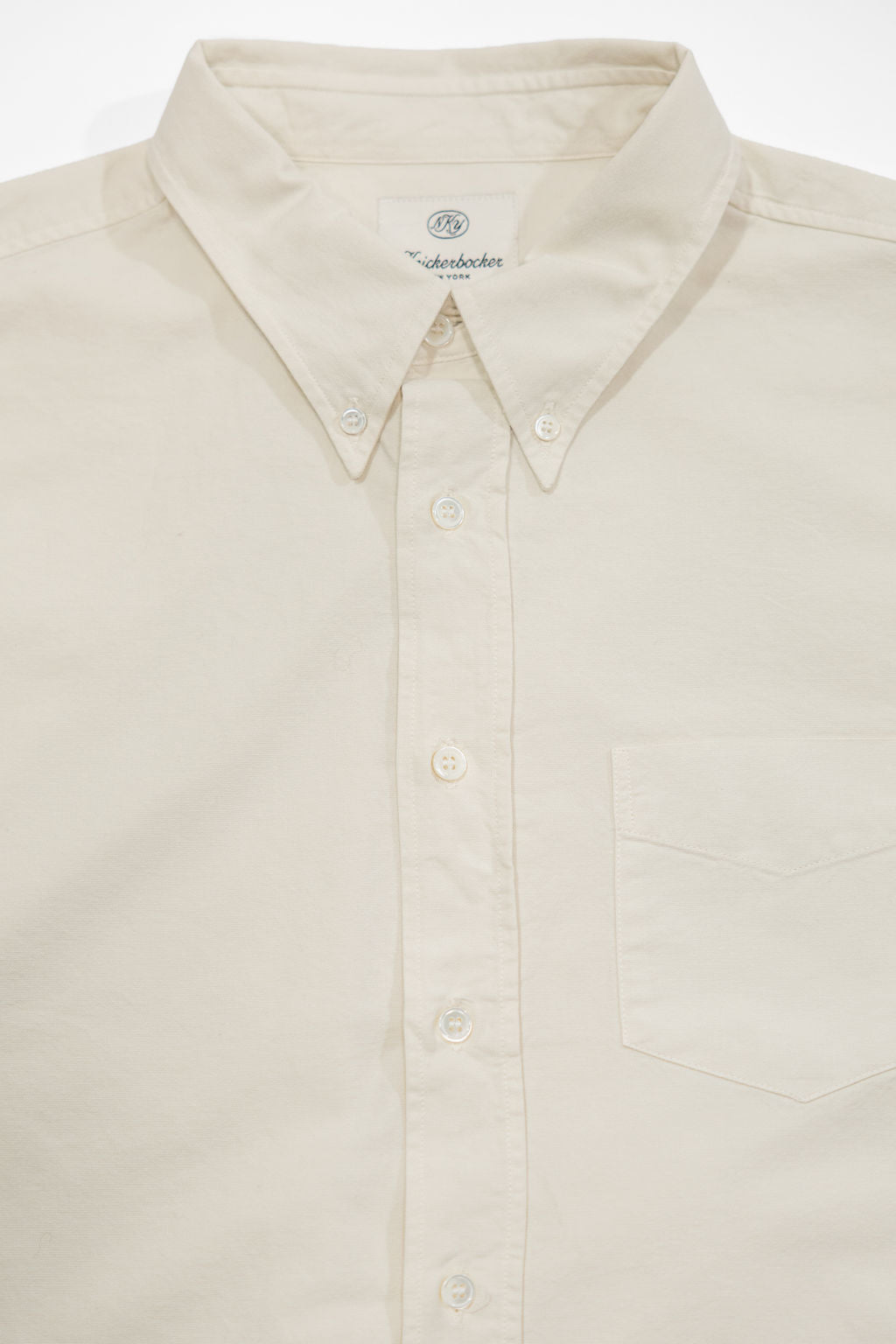 Knickerbocker "Beefy" Cotton Oxford - Bone