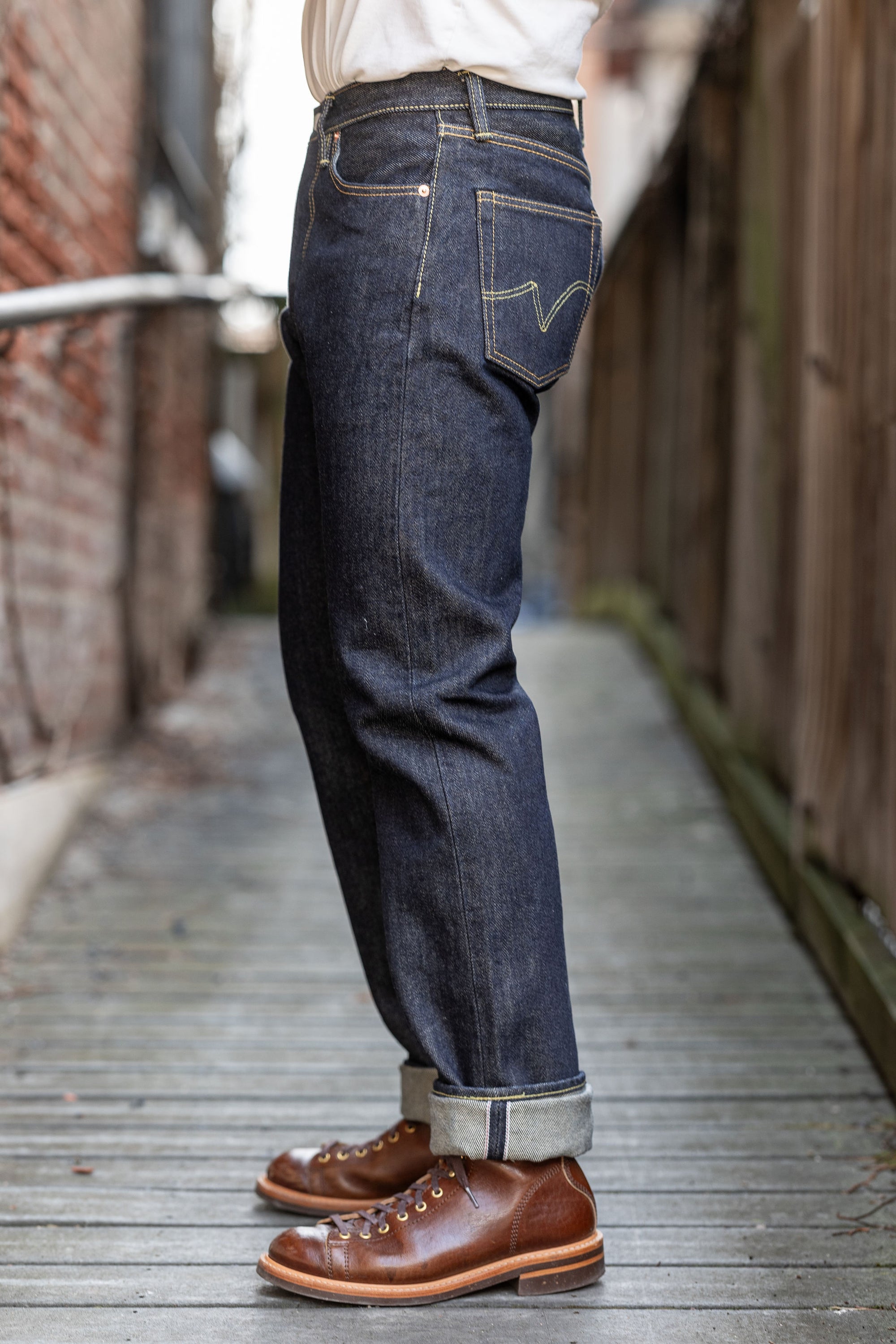 Iron Heart IH-888S-21 Indigo 21oz. Selvedge Denim - Tapered Cut