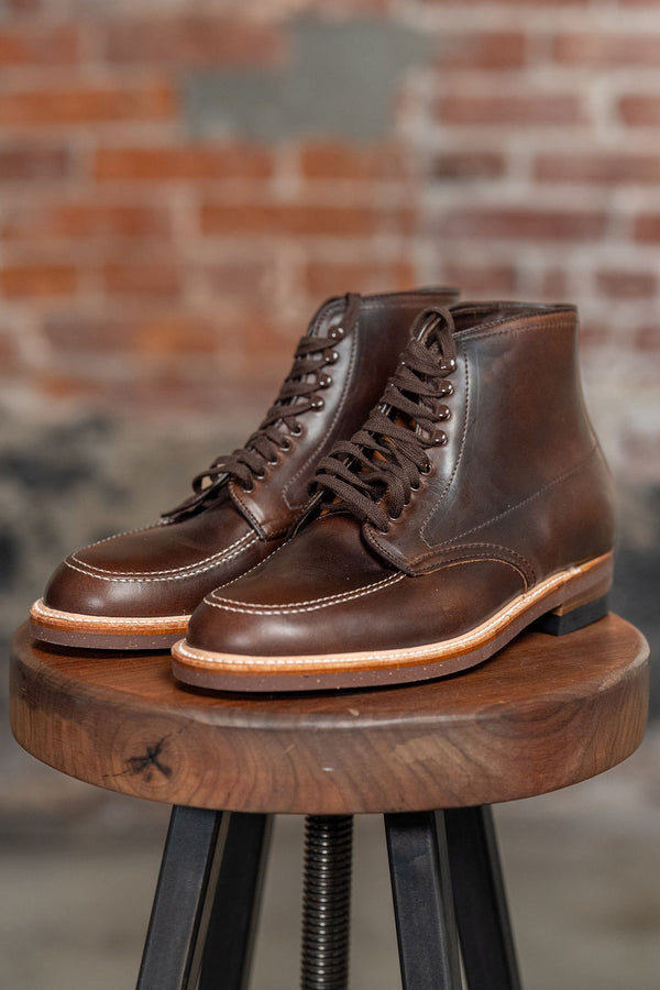 Alden 403 Mocc Toe Boot - Brown Chromexcel - Franklin & Poe