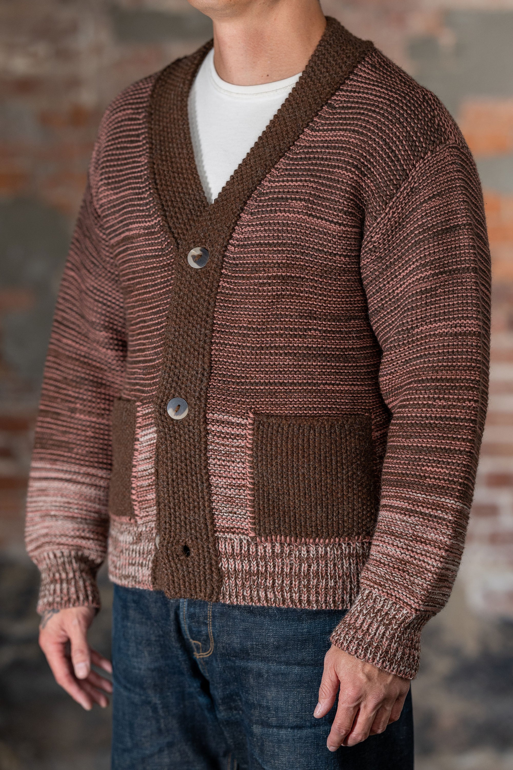 Indi + Ash Ren Cardigan - Brown/Clay