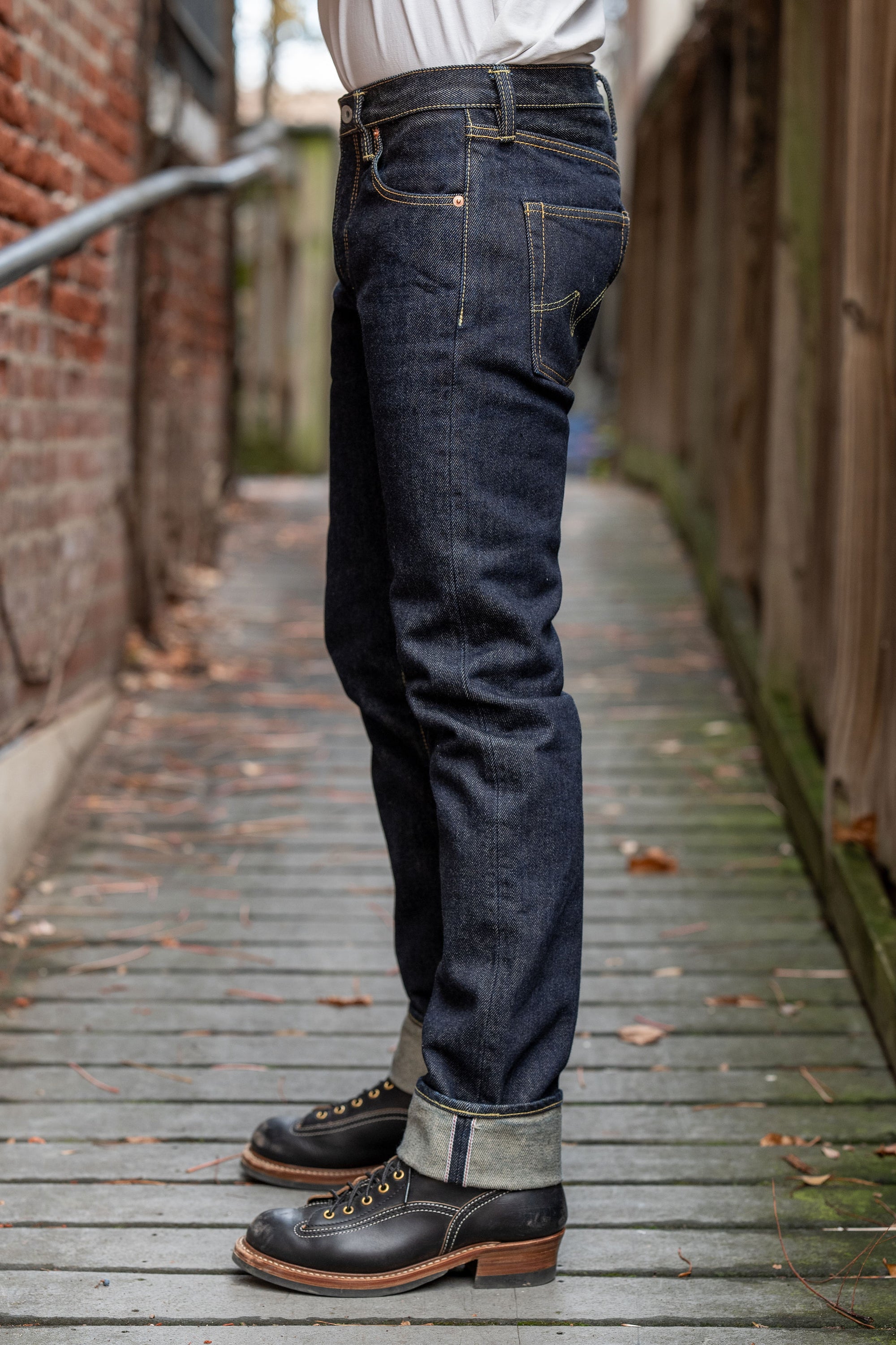 Iron Heart IH-777S-21 Indigo 21oz Selvedge Denim - Super Slim Tapered Cut