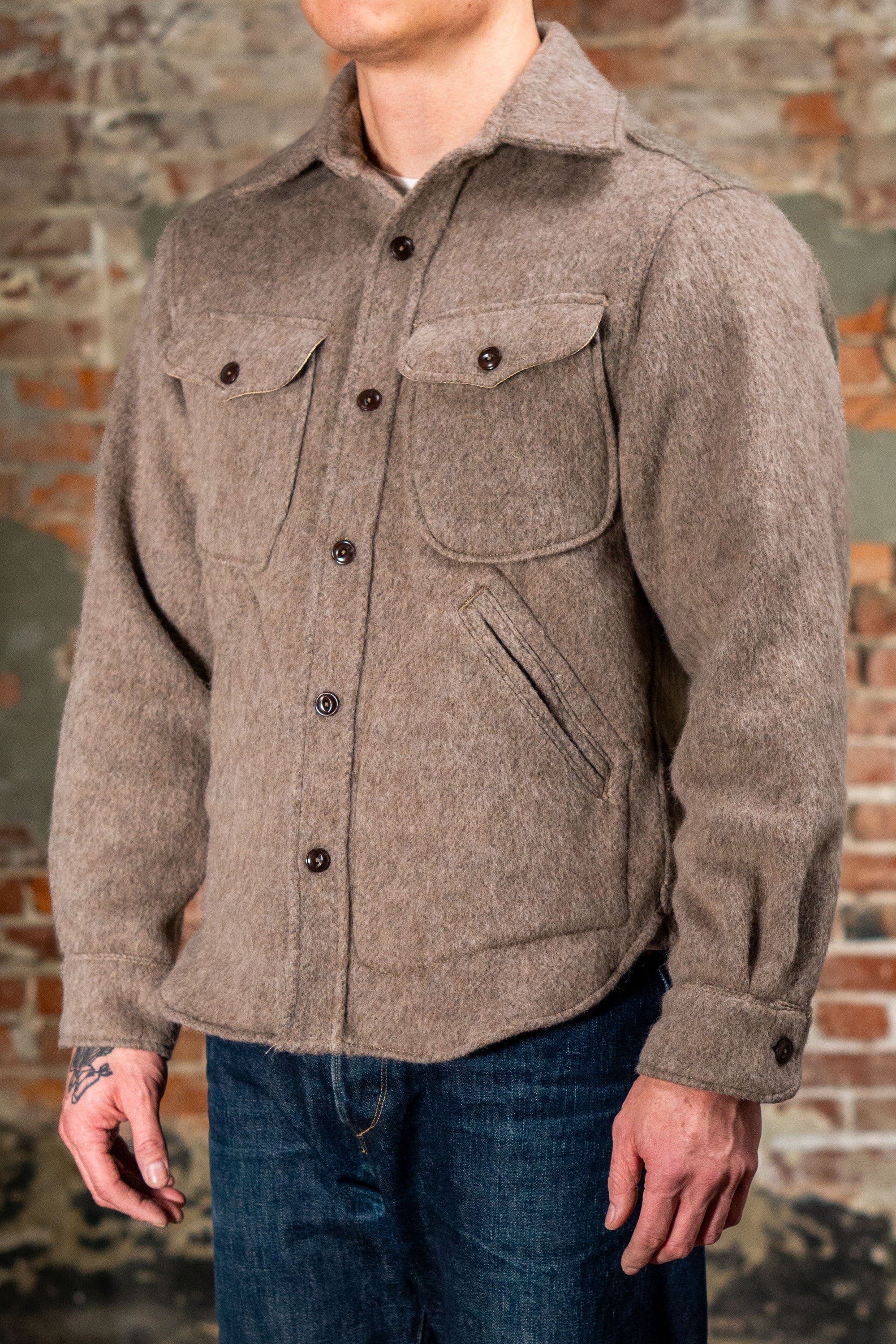 Freenote Cloth Mendon - Tan Wool