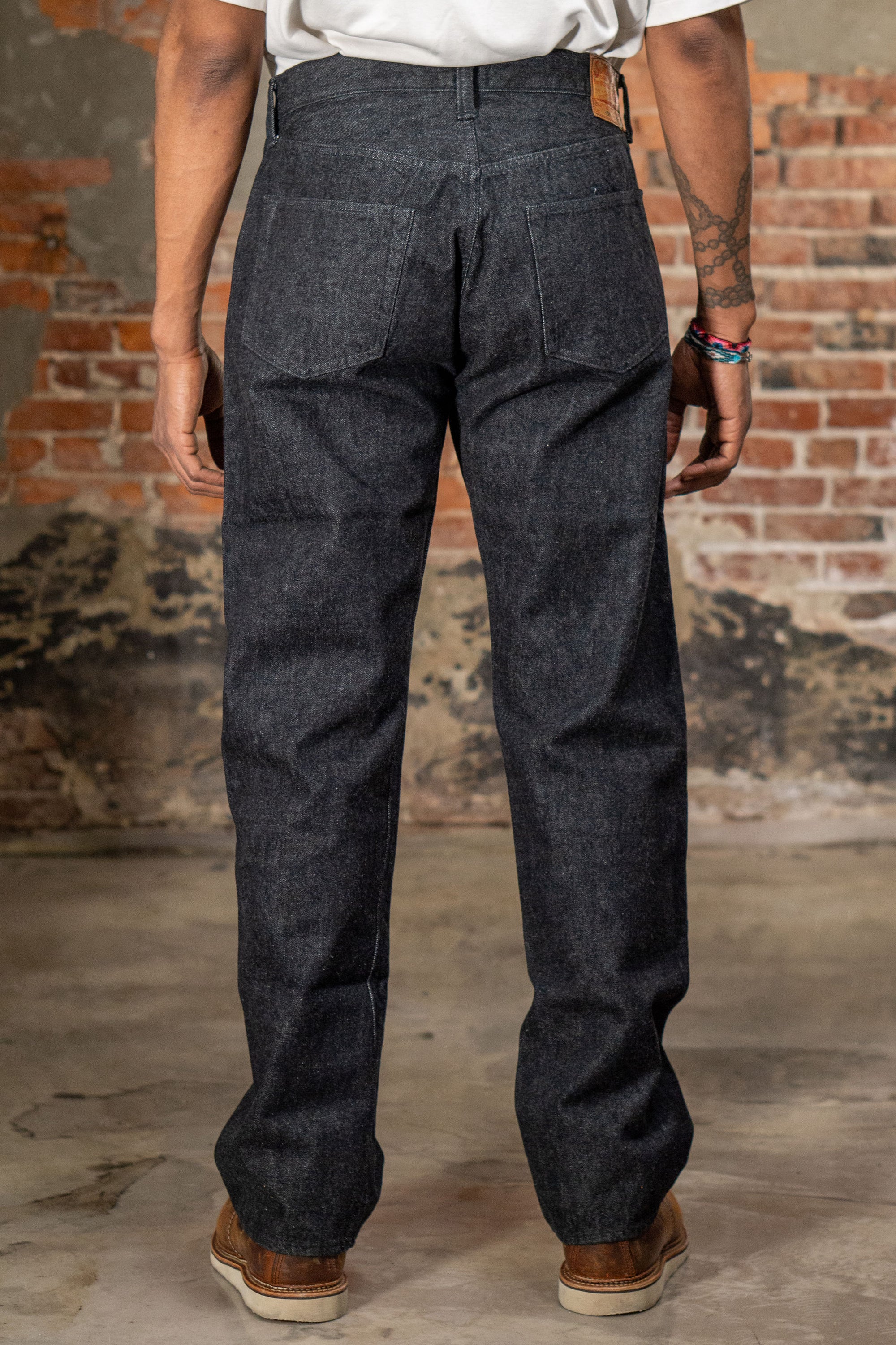 Sugar Cane Lot No. SC42460 1947 Straight Leg - 14.25oz Black Denim