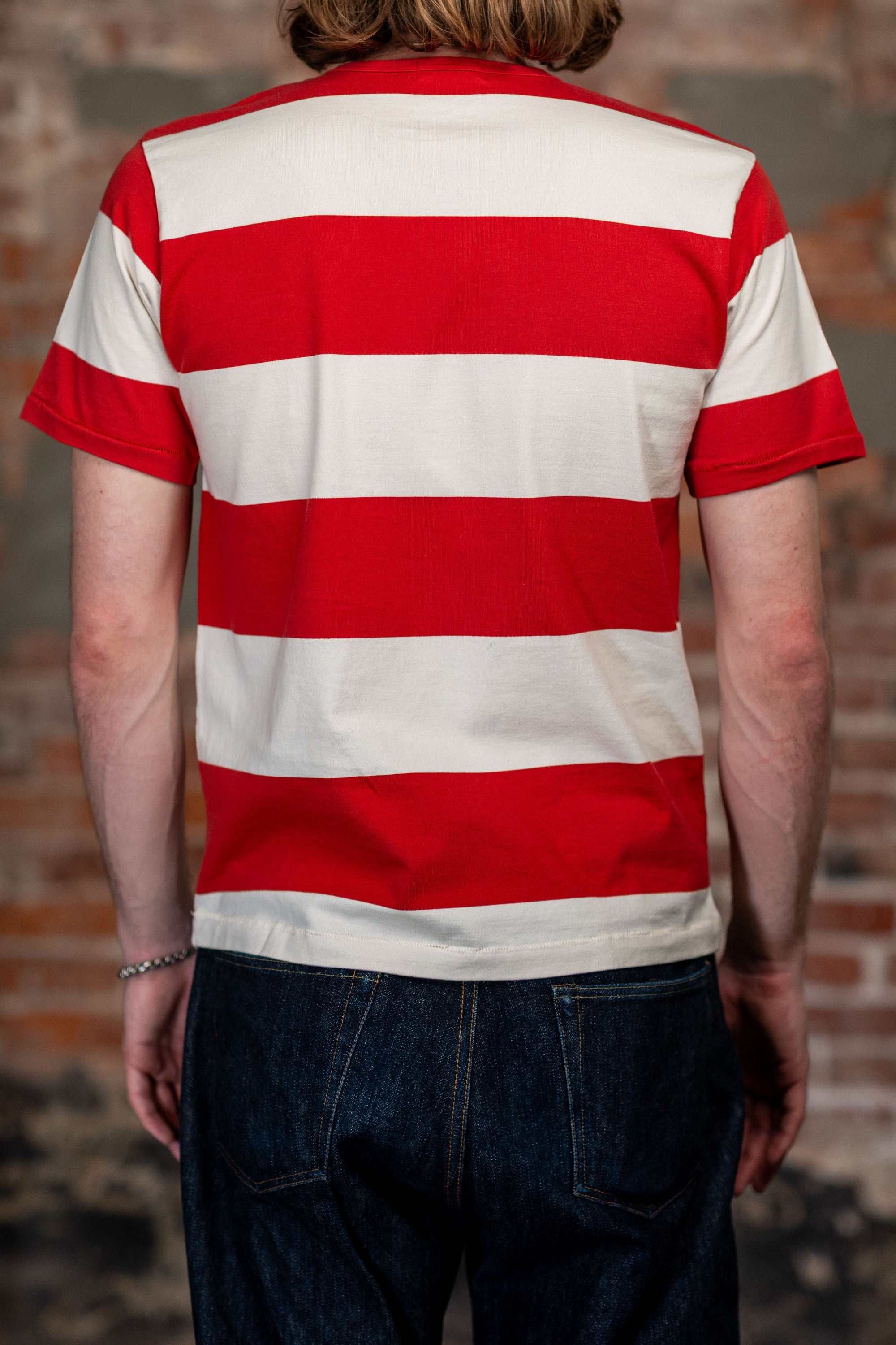 Freenote Cloth Mooch Tee - Red Stripe