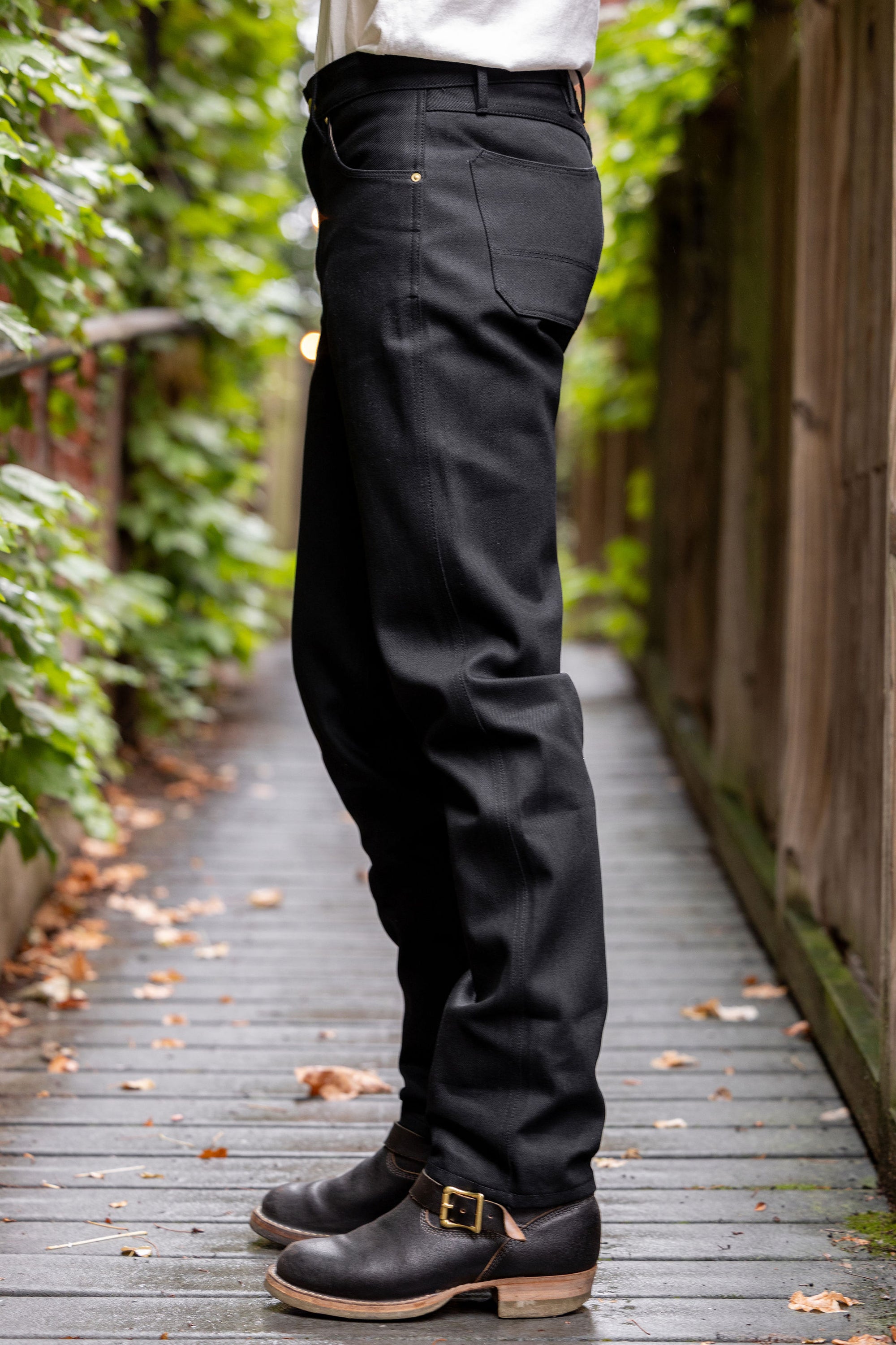 Freenote Cloth Wilkes - 14oz Aces High Black Denim