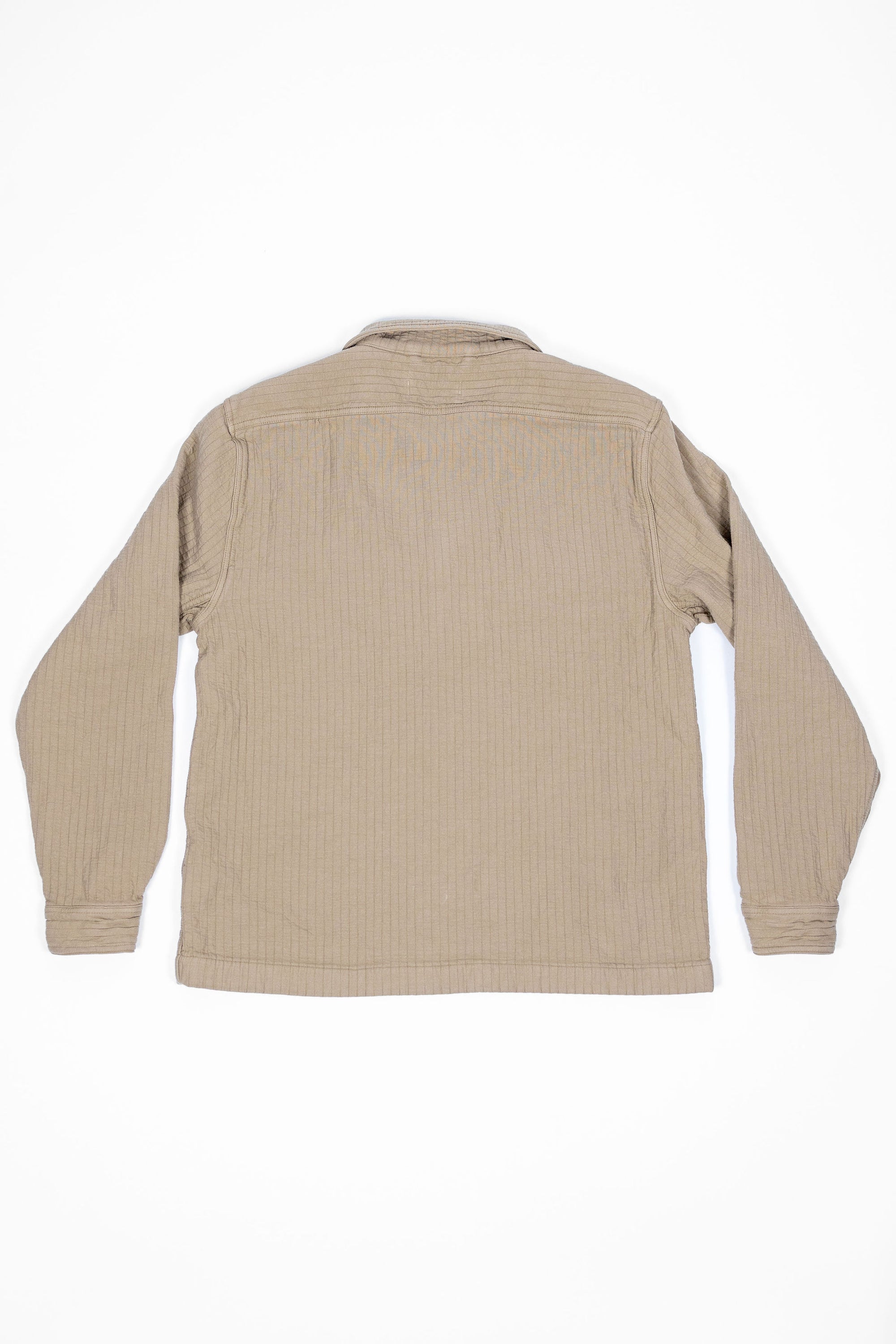 Merz b. Schwanen SHIRT06PAD Padded Shirt Loose Fit - Dusted Khaki