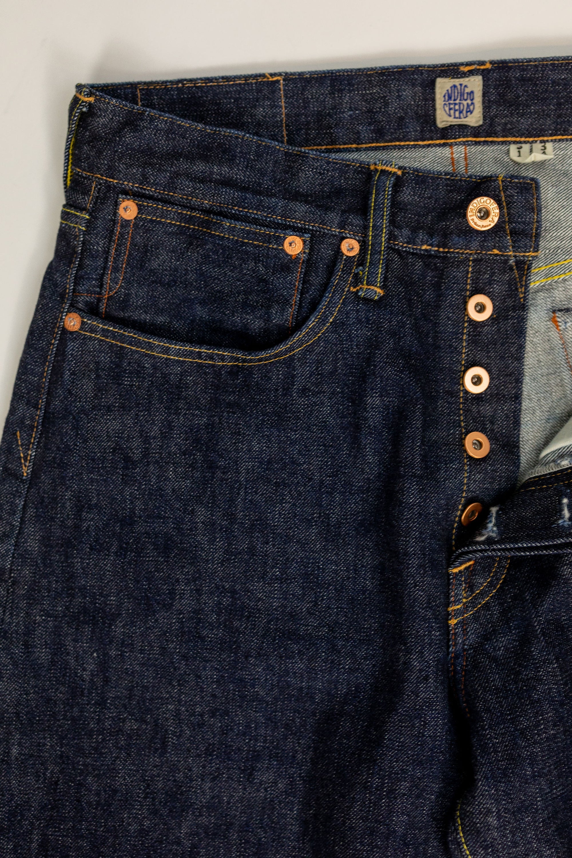 Indigofera x Franklin & Poe 8th Anniversary Kirk - 18oz Shiroyama Selvedge Denim