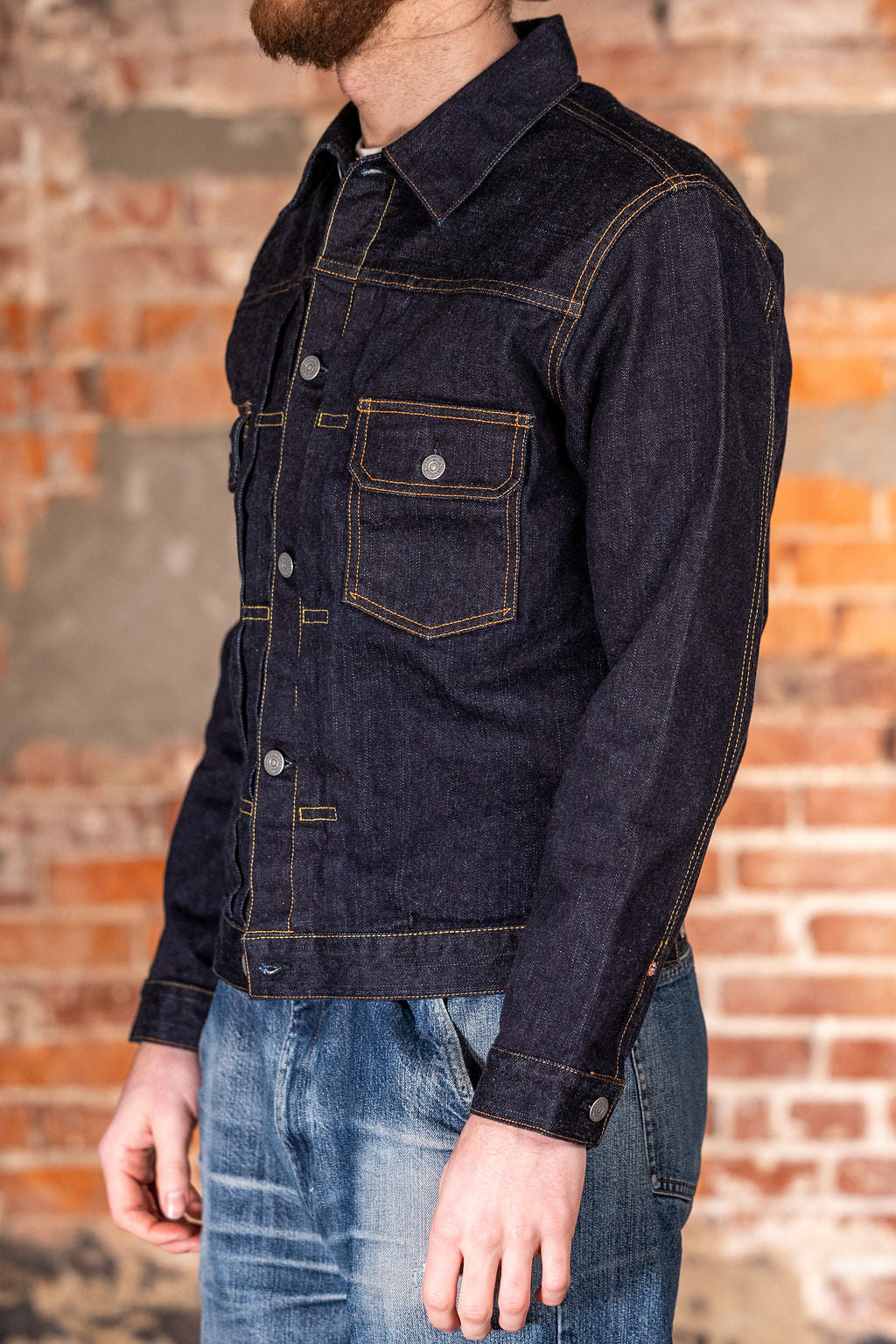 The Flat Head FN-OJ-D002 14.5oz Denim Jacket - 50s Type II