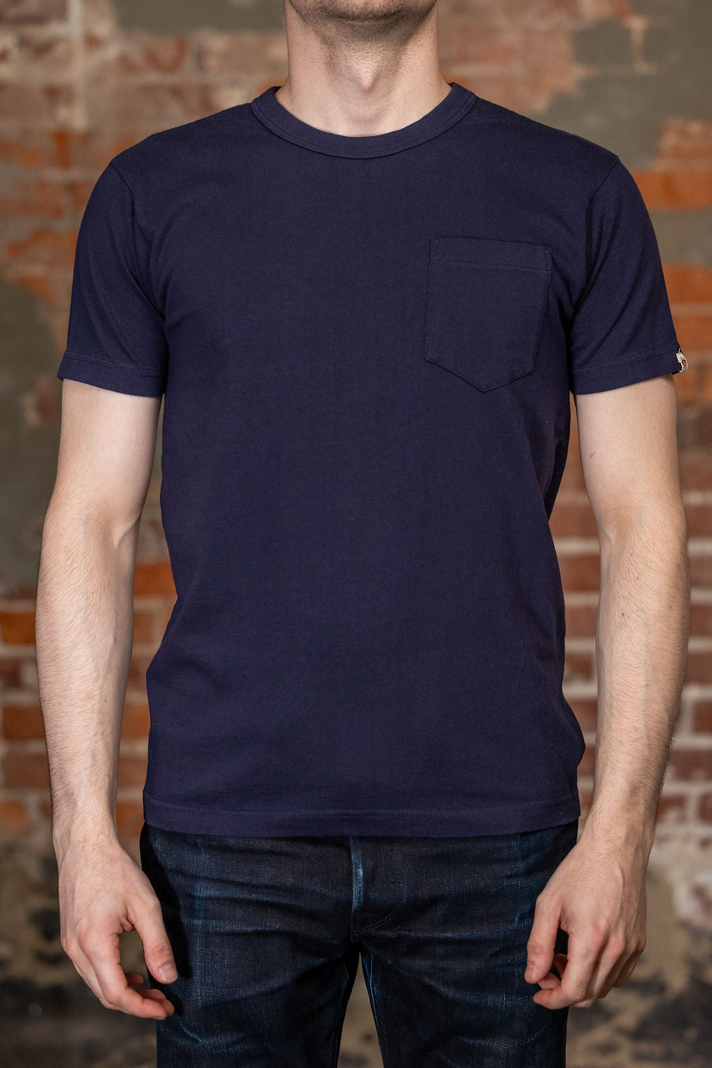 UES Ramayana Crew Neck Pocket T-Shirt - Navy
