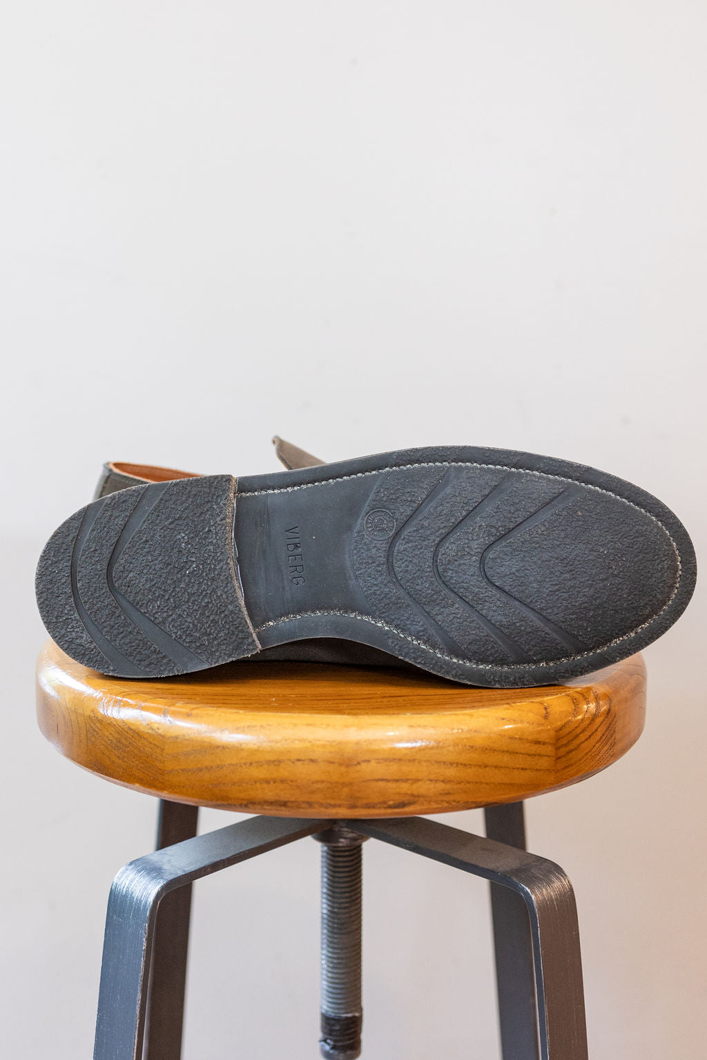 Viberg Slipper - Earth Janus Calf Suede