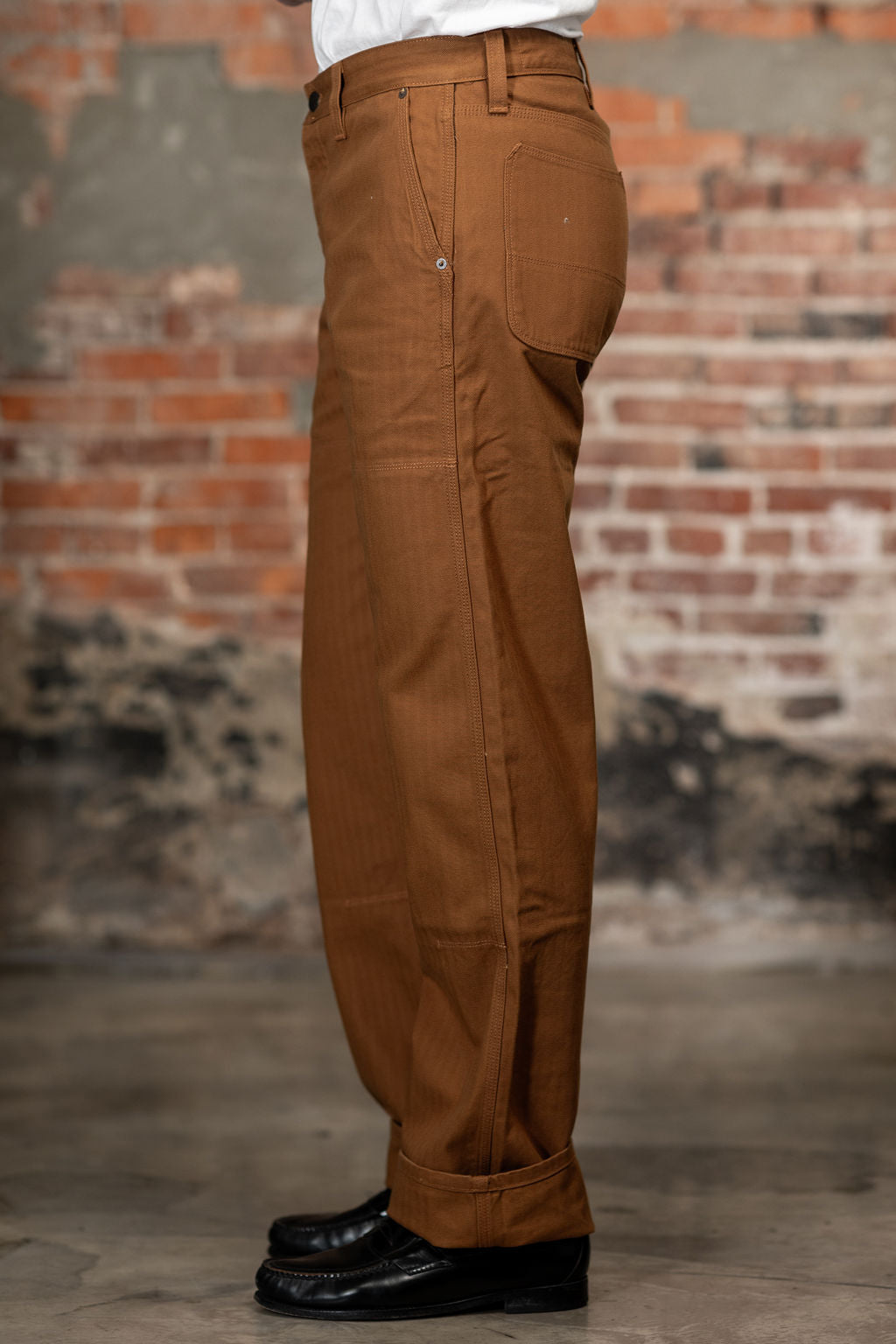 Freenote Coth Ortega Pant - 13oz Rust Herringbone