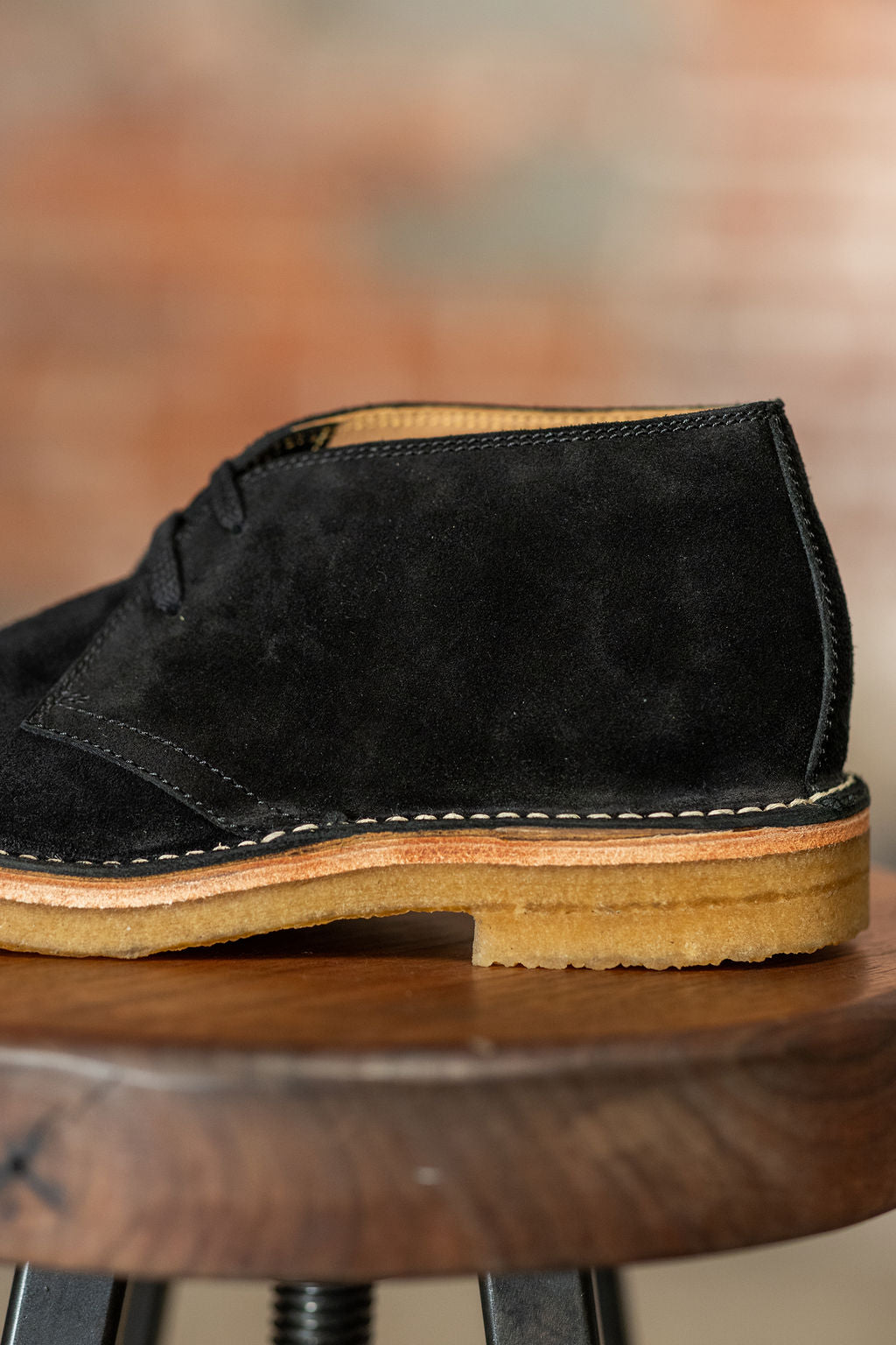 John Lofgren Military Desert Boots - Japanese Suede Black
