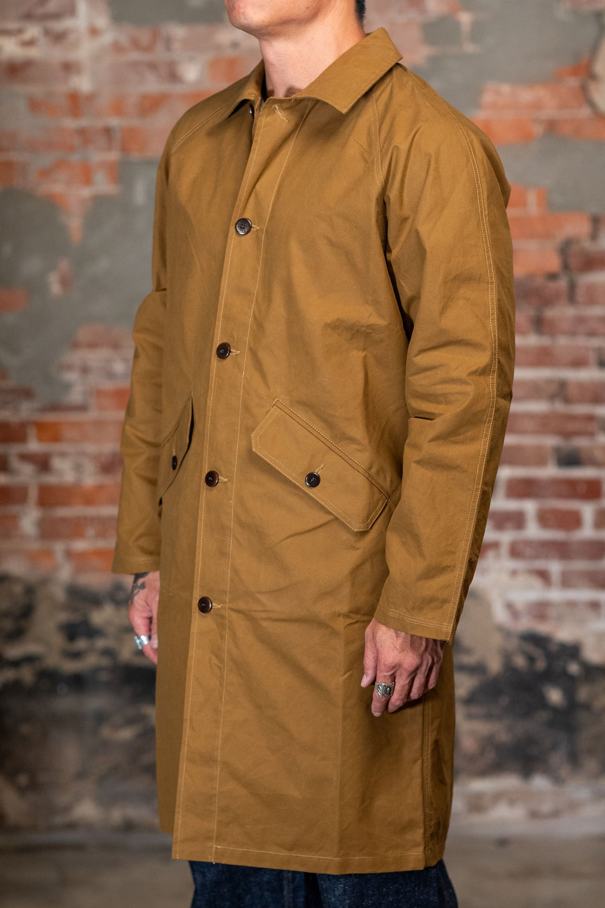 Heimat Textil Journey Coat Long - Desert Dry Wax