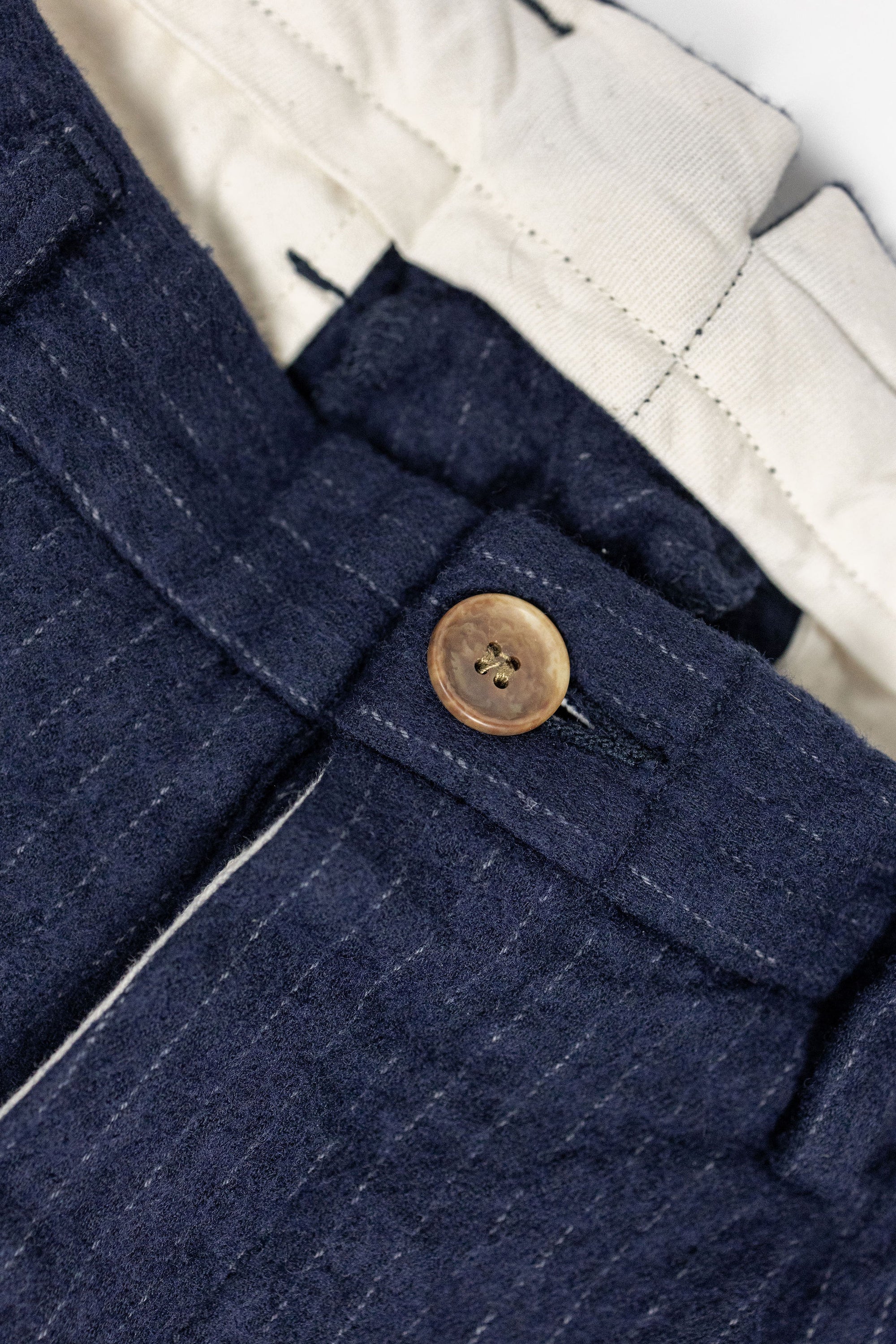 Seuvas C/W 2-Tuck Trousers - Navy