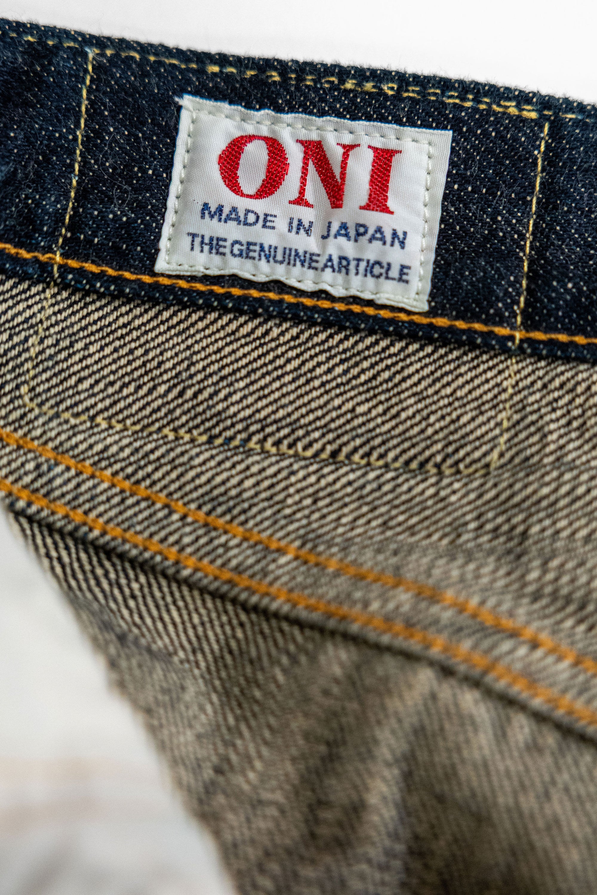 Oni Denim 288-GC15 - 15oz Regular Straight Green Cast Denim