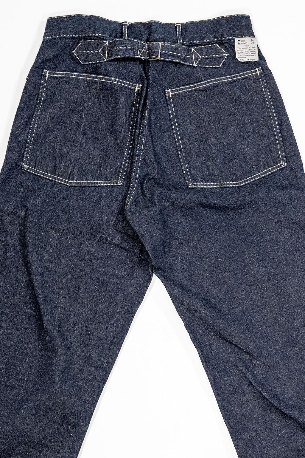 Buzz Rickson's BR41106 Denim Working Trousers - One Wash
