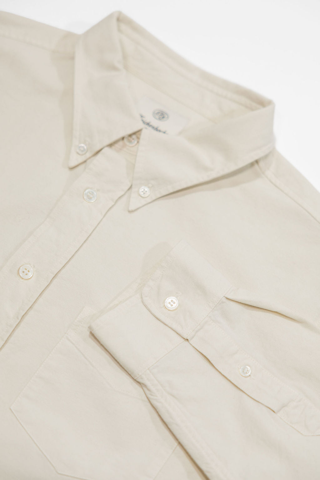 Knickerbocker "Beefy" Cotton Oxford - Bone