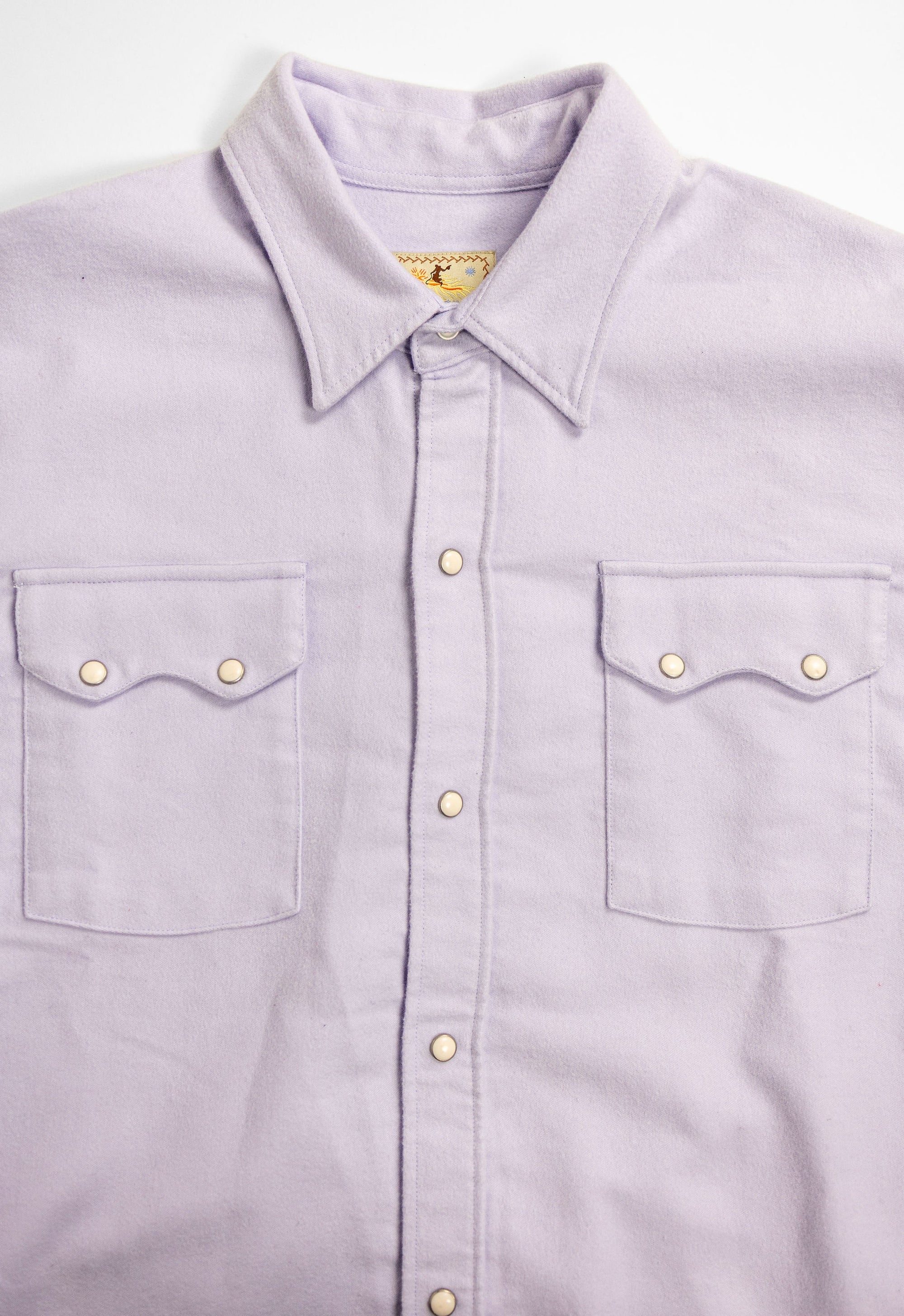 Wythe Moleskin Pearlsnap Shirt - Alpenglow