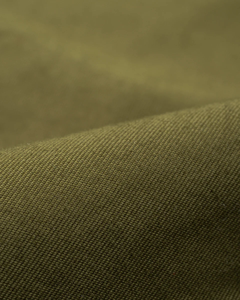 Iron Heart IHSH-425-OLV 8oz Military Whipcord CPO Shirt - Olive