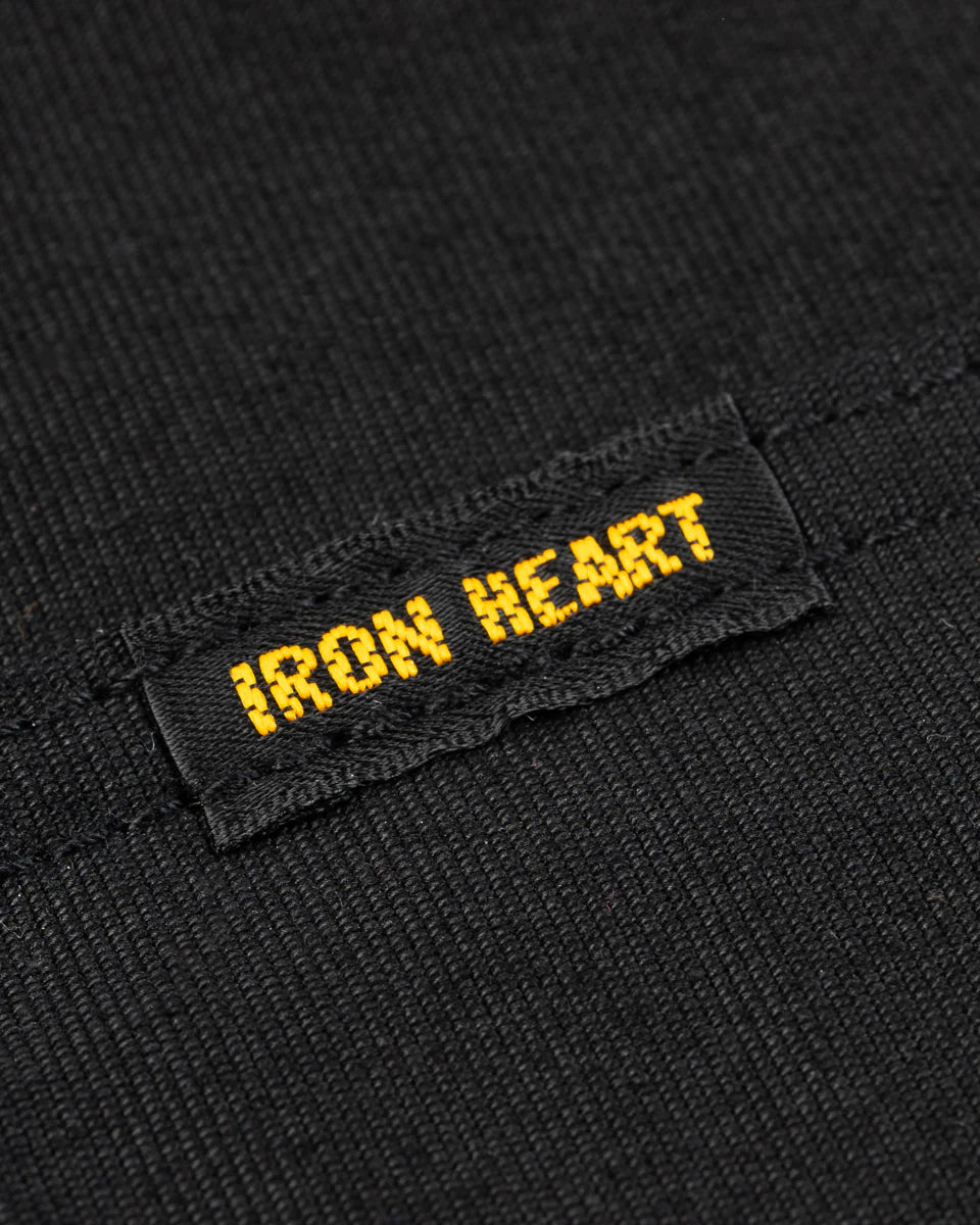 Iron Heart IHSH-425-BLK 8oz Military Whipcord CPO Shirt - Black