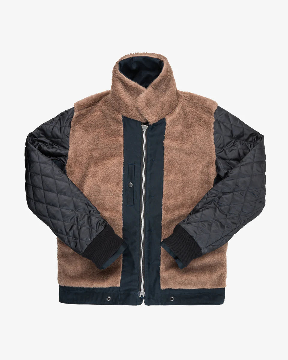 Iron Heart IHM-35-NAV Whipcord N1 Deck Jacket - Navy