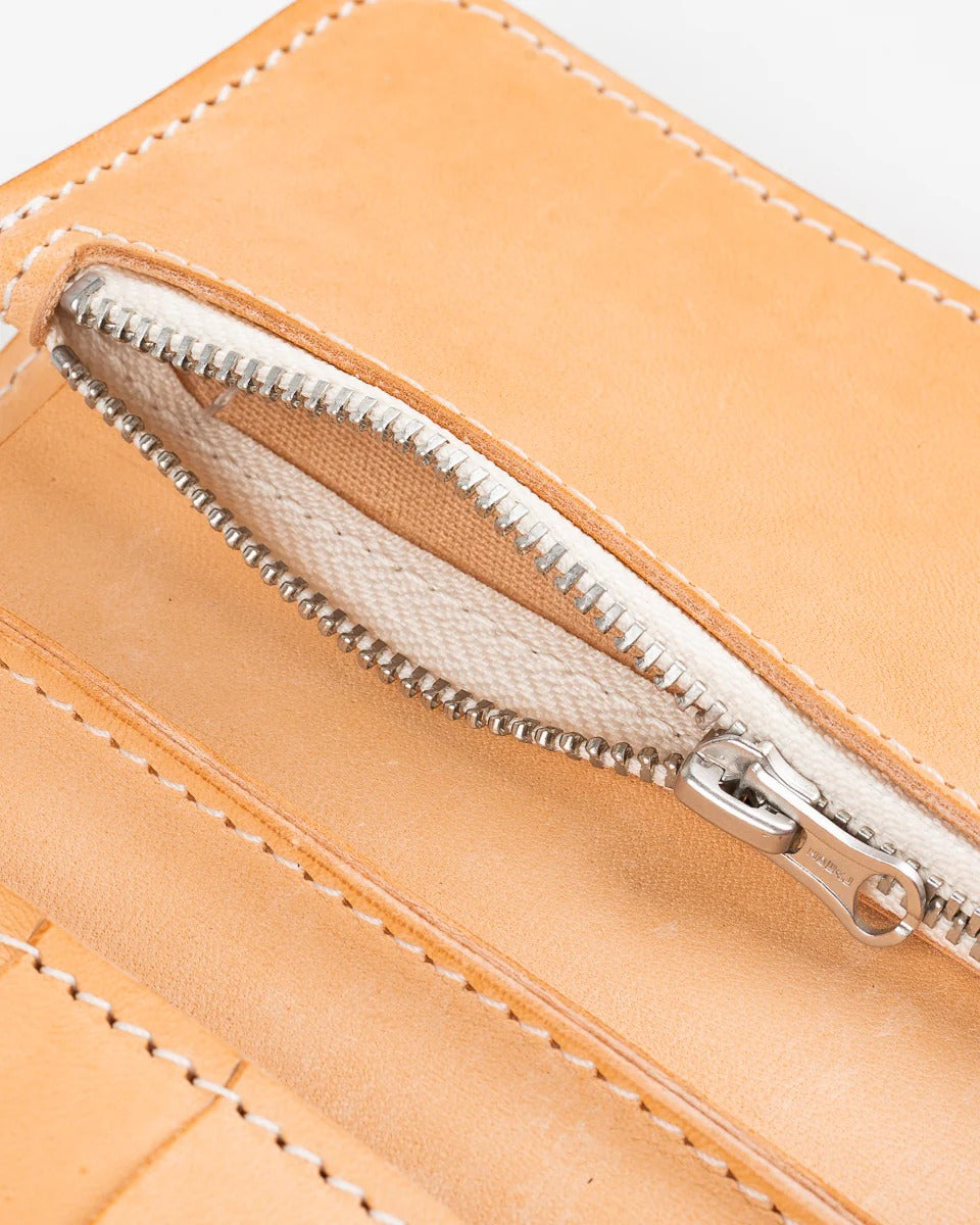 Obbi Good Label Brave Horsehide Condor Mid Wallet - Natural