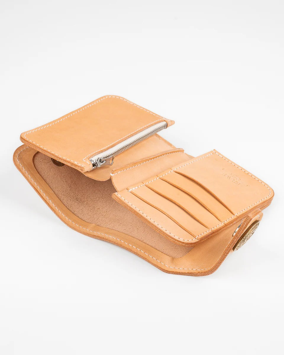 Obbi Good Label Brave Horsehide Condor Mid Wallet - Natural