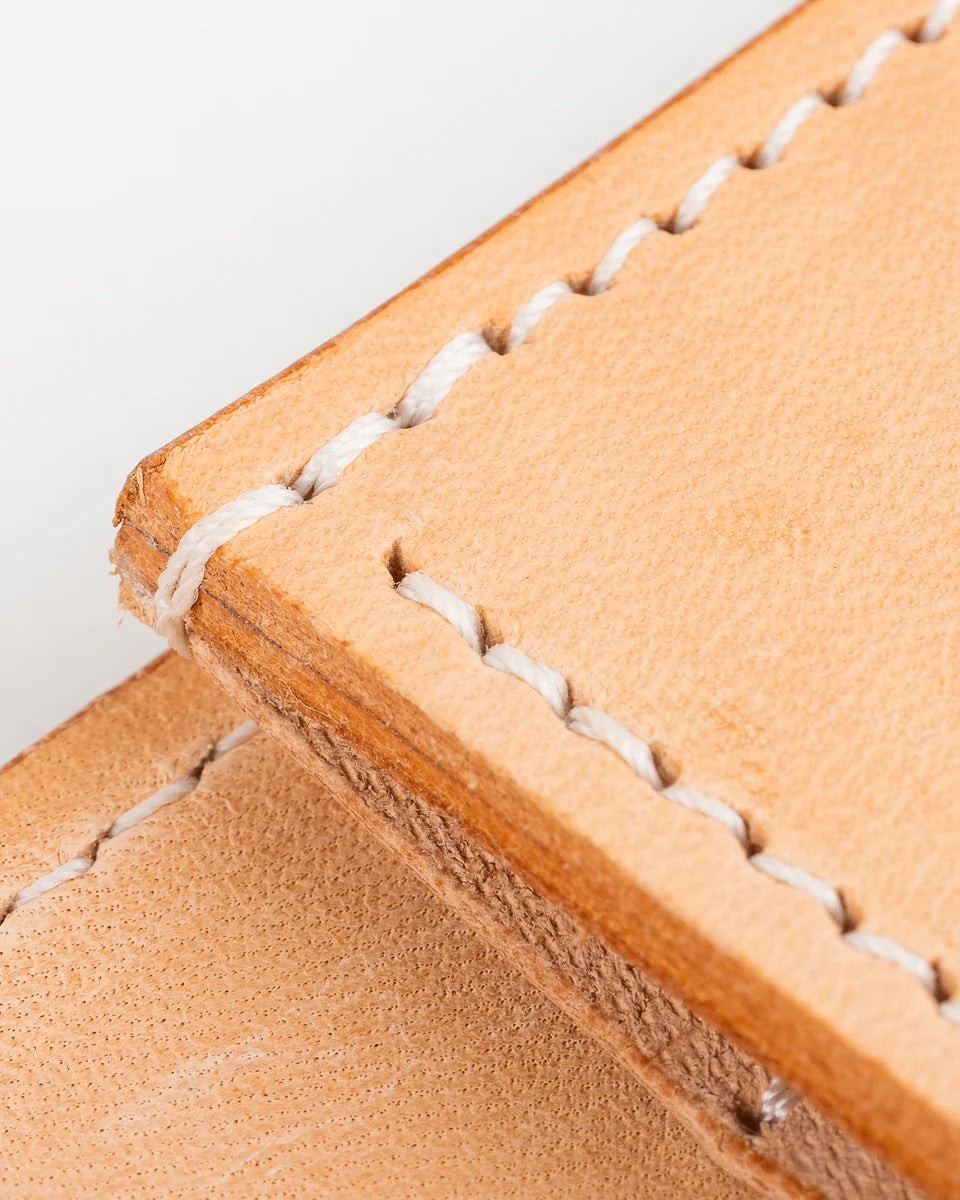 Obbi Good Label Brave Horsehide Condor Mid Wallet - Natural